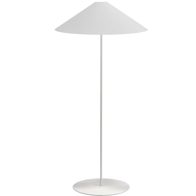 White Shaded Floor Lamp, Dainolite Floor Lamp