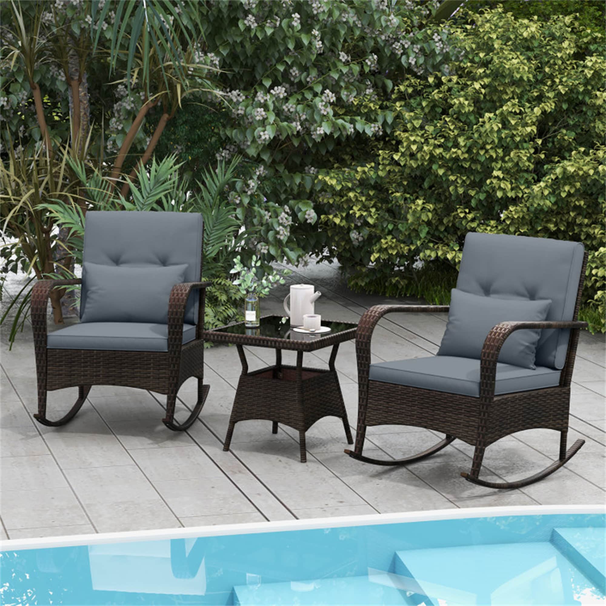 BABOOM BOM-71689GR-CO Patio-Conversation-Sets - View #2