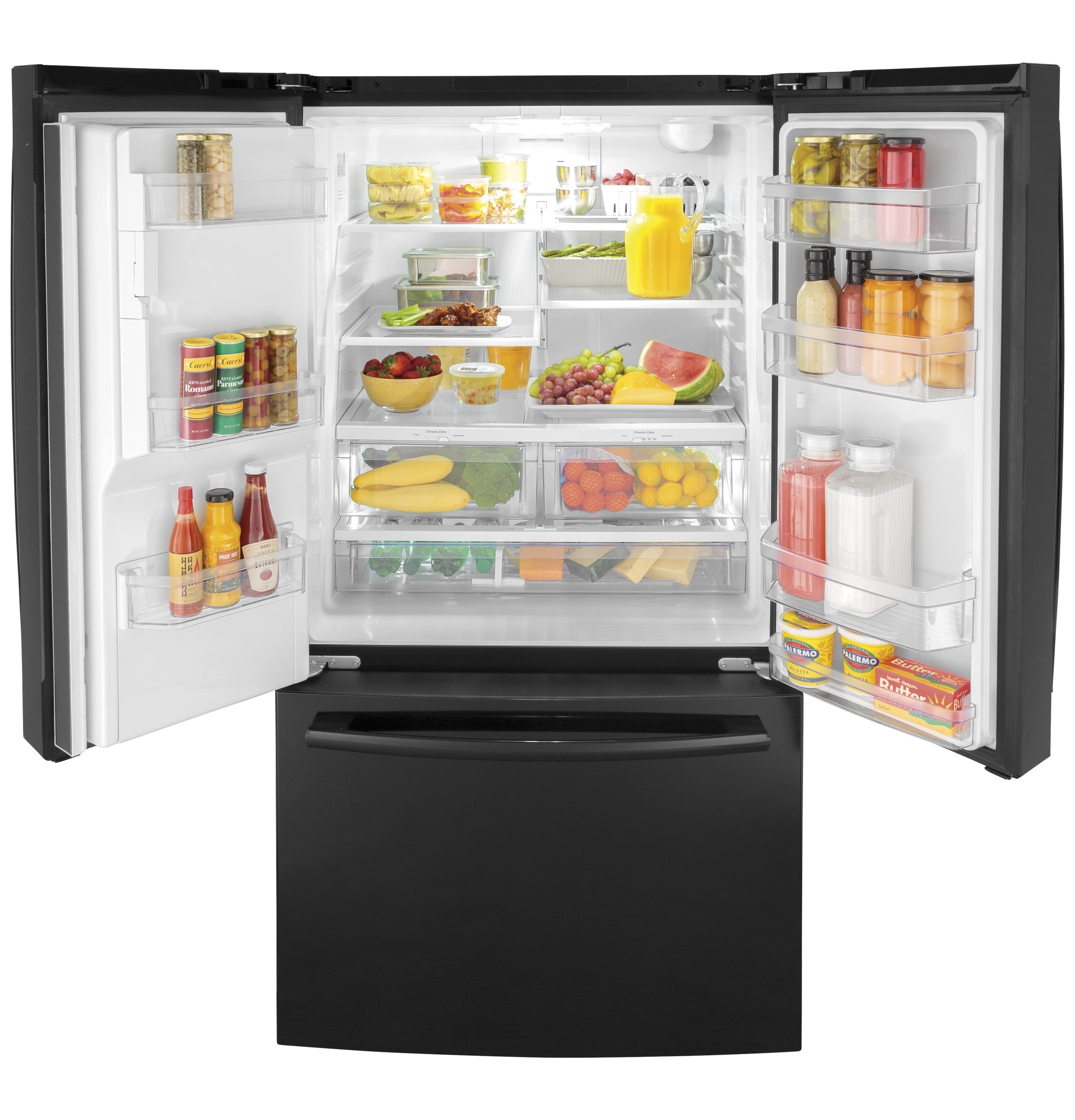 GE GFE26JGMBB French-Door-Refrigerators - View #3