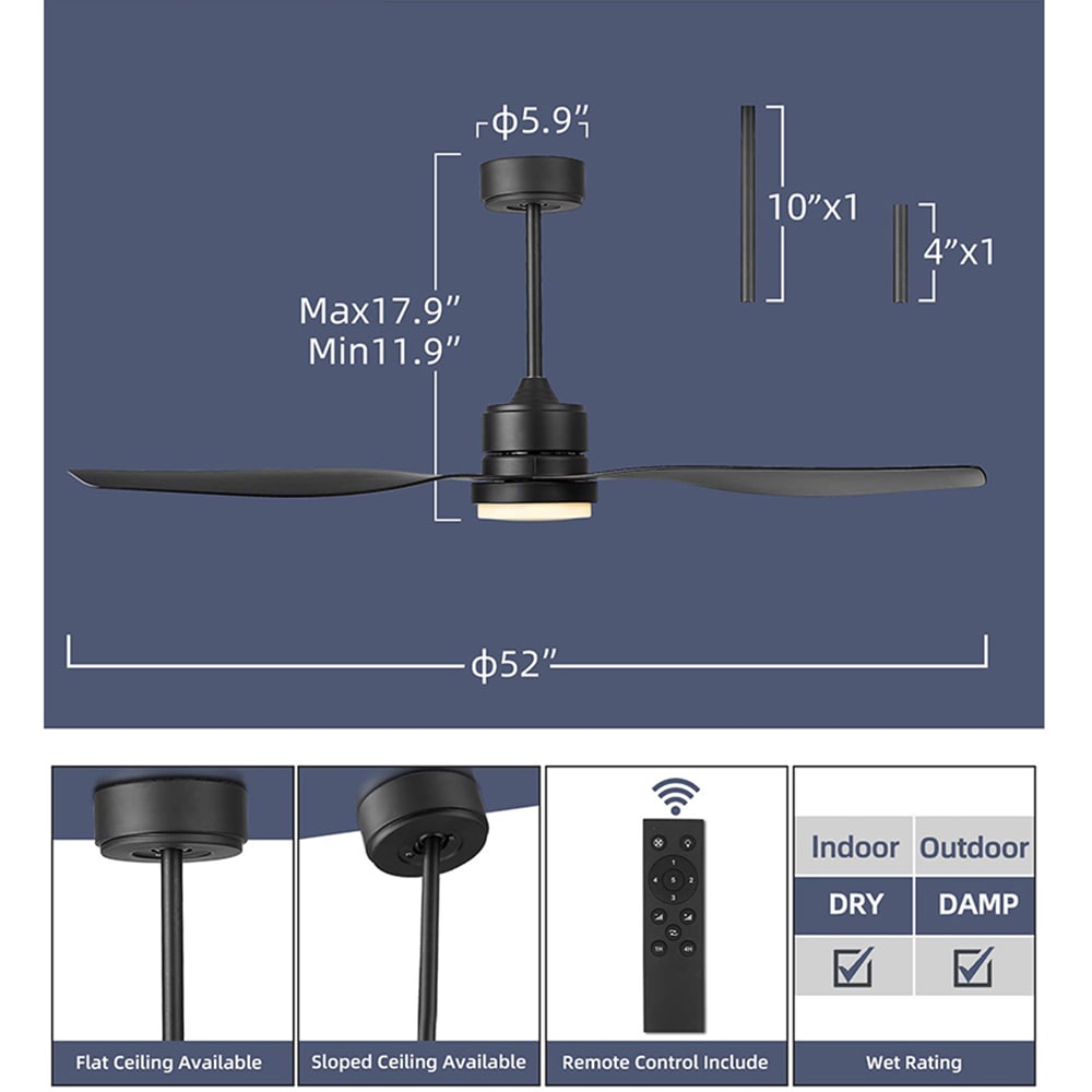 Topcraft TCCF30BK Ceiling-Fans - View #10
