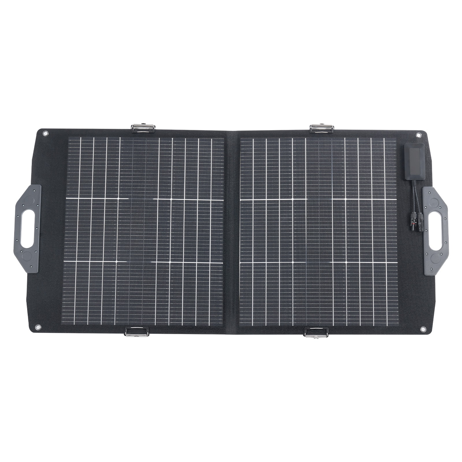 VEVOR 100W Bifacial Solar Panel 16BB N-Type Foldable Monocrystalline Solar Panel Charger 24 Percent Efficiency Portable with MC4 Output USB-A (QC3.0) Type-C and DC Ports for Power Stations Camping Hiking #SCBXZDTYNB1115322Y3