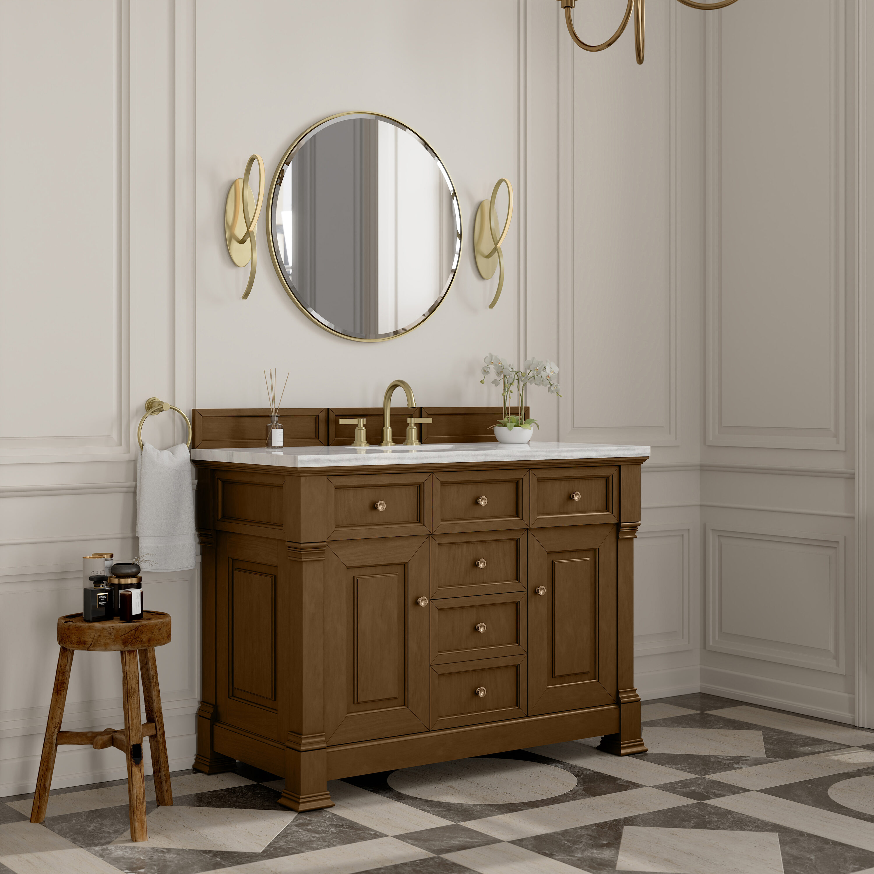 James Martin Vanities 547-V48-HNO-3AF Bath-Vanity-Combo - View #4