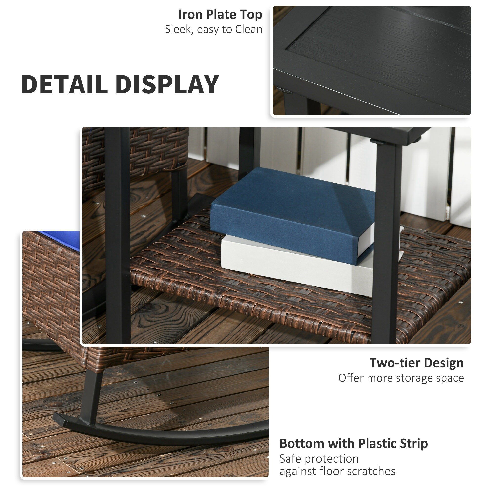 Outsunny 863-120V00BN Patio-Conversation-Sets - View #4
