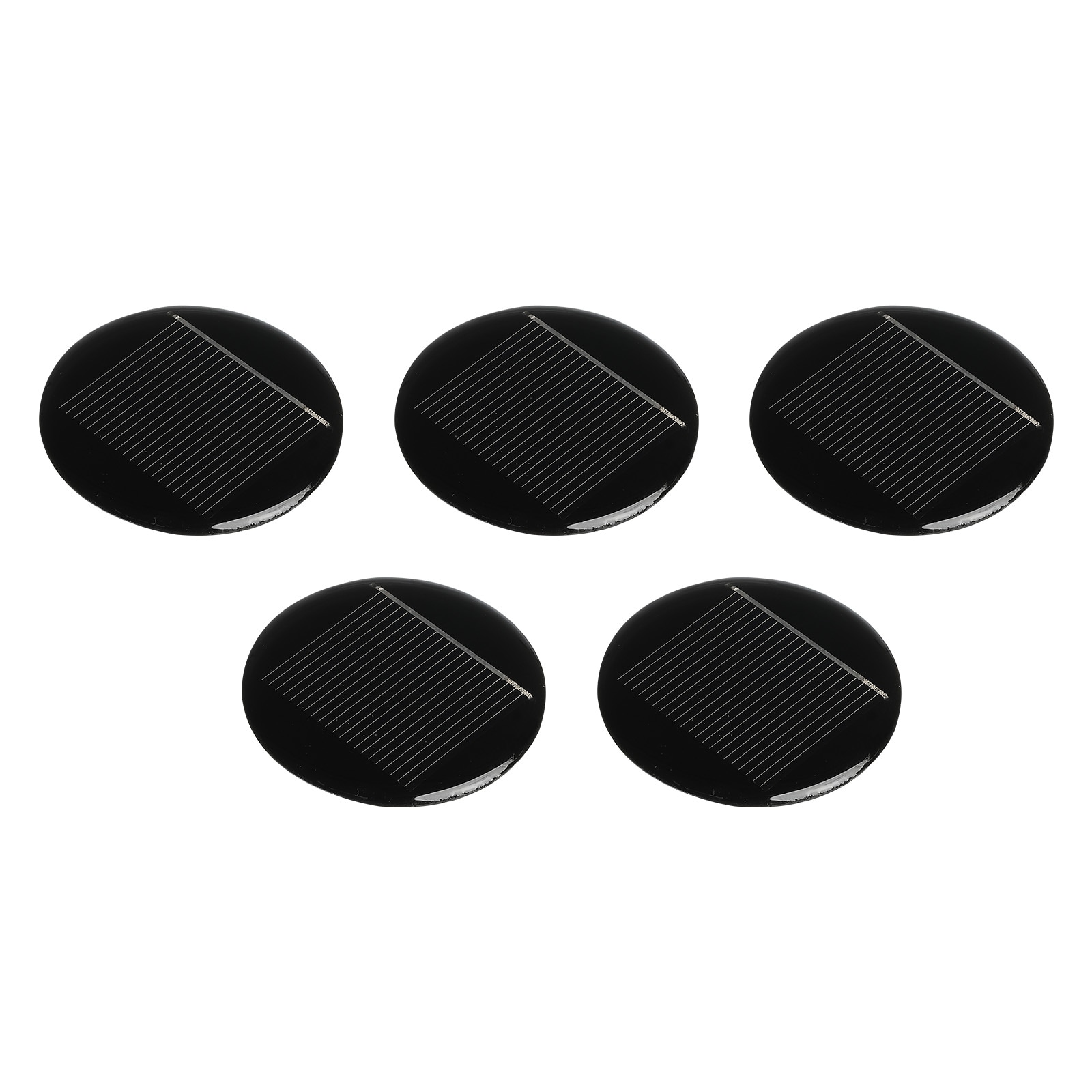 Unique Bargains Mini Solar Panel Cell 0.5V 270mA 0.135W 45mm for DIY Electric Power Project Pack of 5