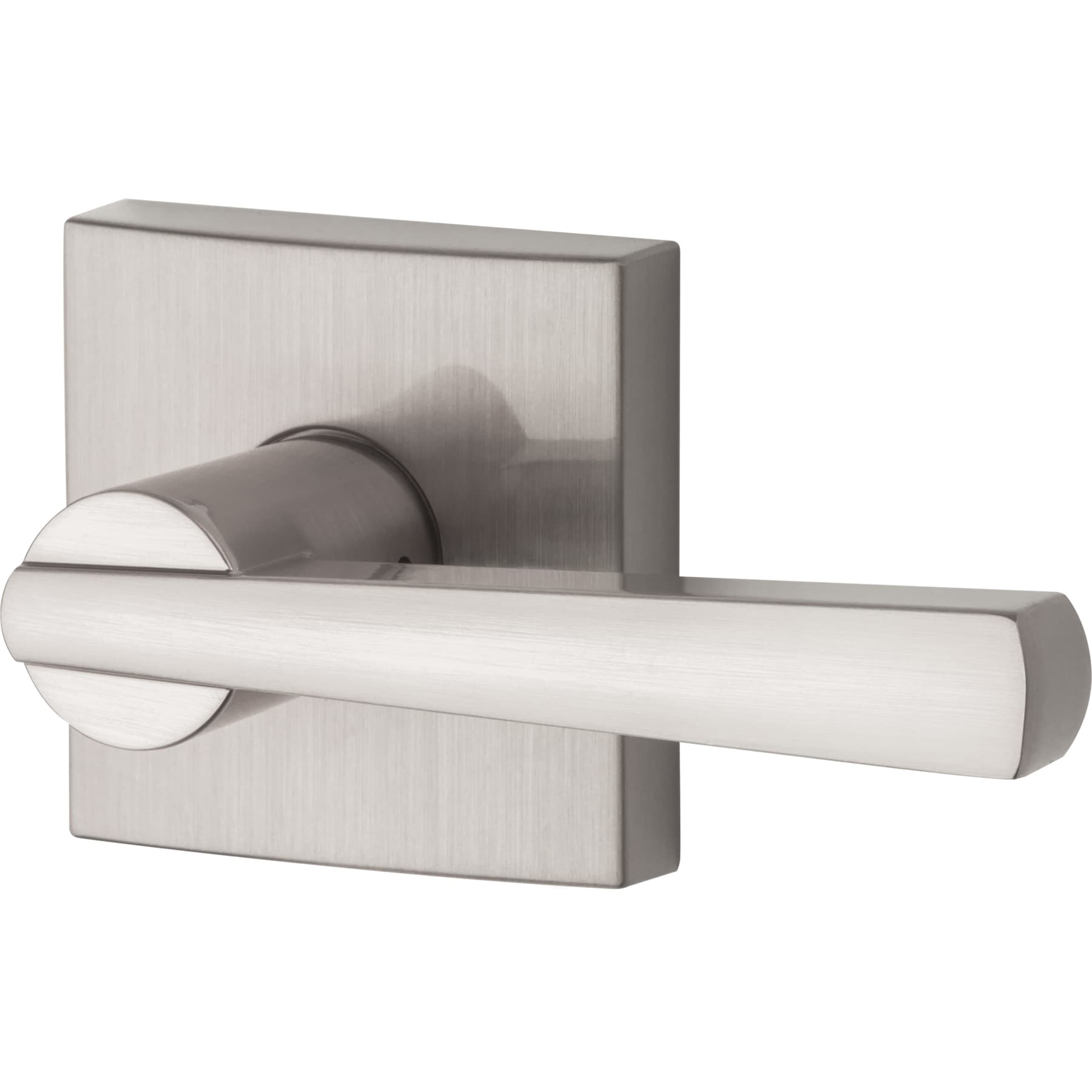 Satin Nickel Straight Lever Passage Door Handle