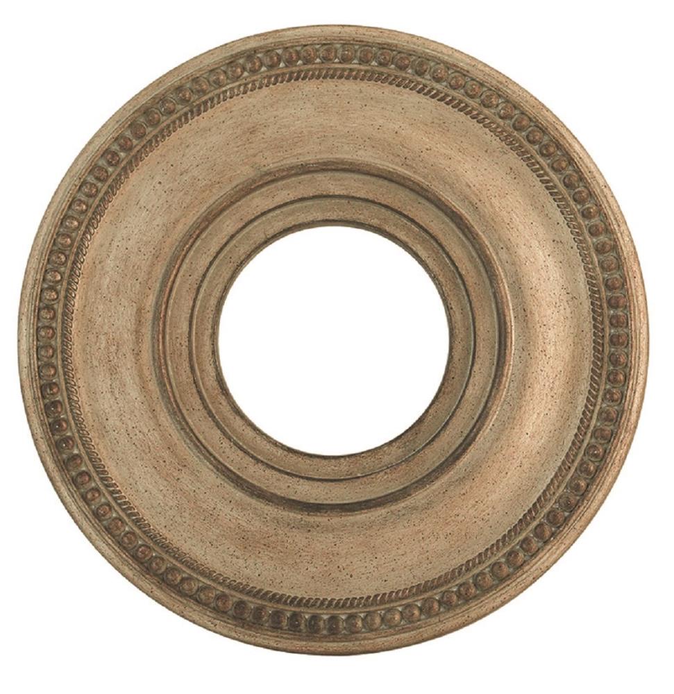 Livex Lighting 82072-73 Wingate 12-in W x 12-in L Traditional Antique Silver Leaf Polyurethane Ceiling Medallion