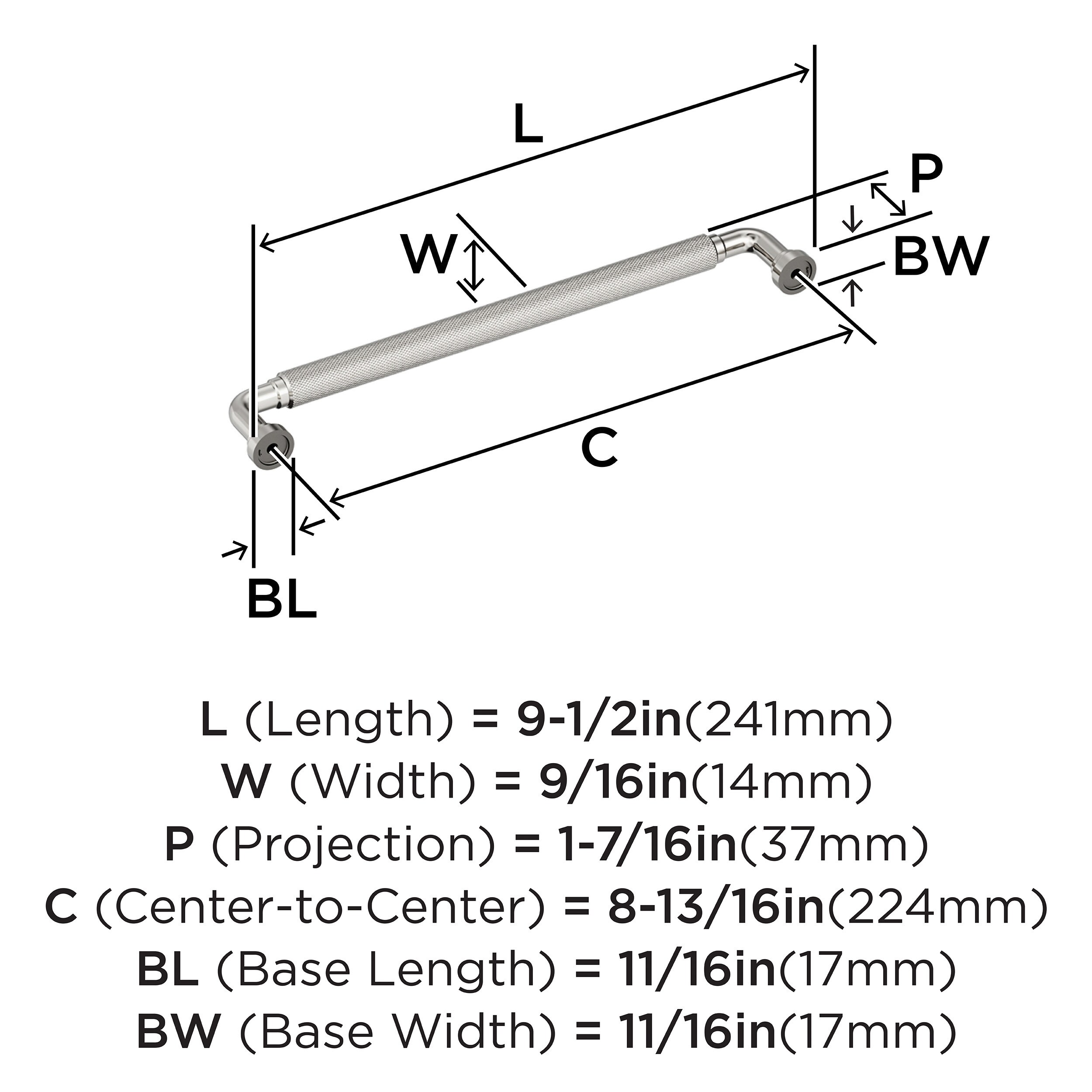 Amerock BP37686PN Cabinet-Pulls - View #4