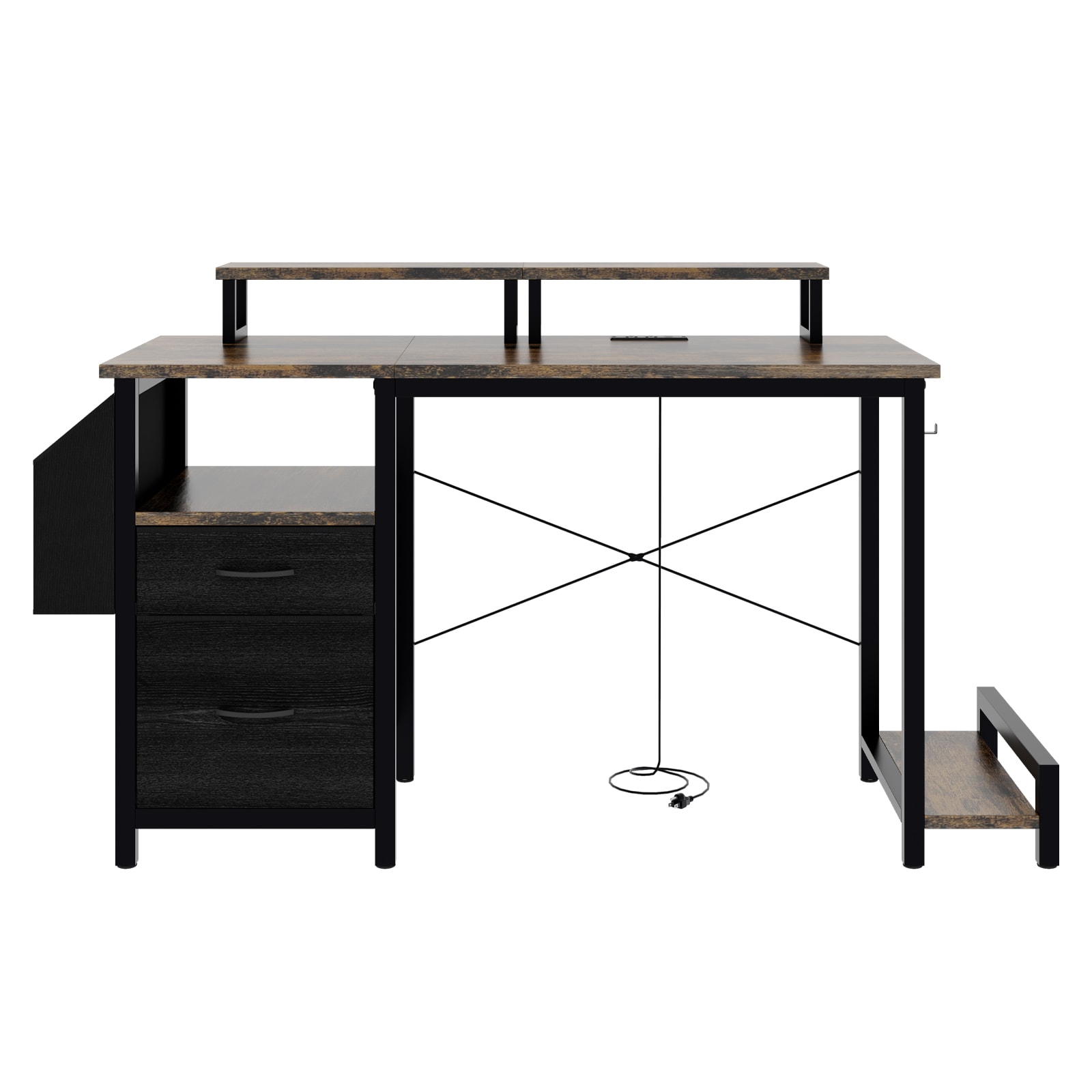 Maocao Hoom JL7P239380 47.24-in Brown Modern/Contemporary Computer desk