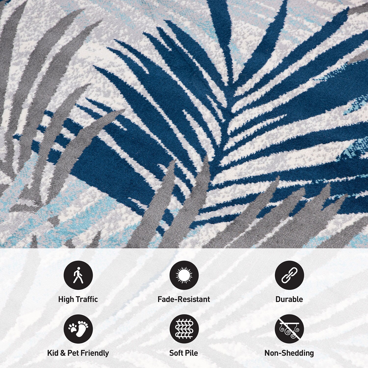 World Rug Gallery 4052BLUE8X10 rugs - View #4