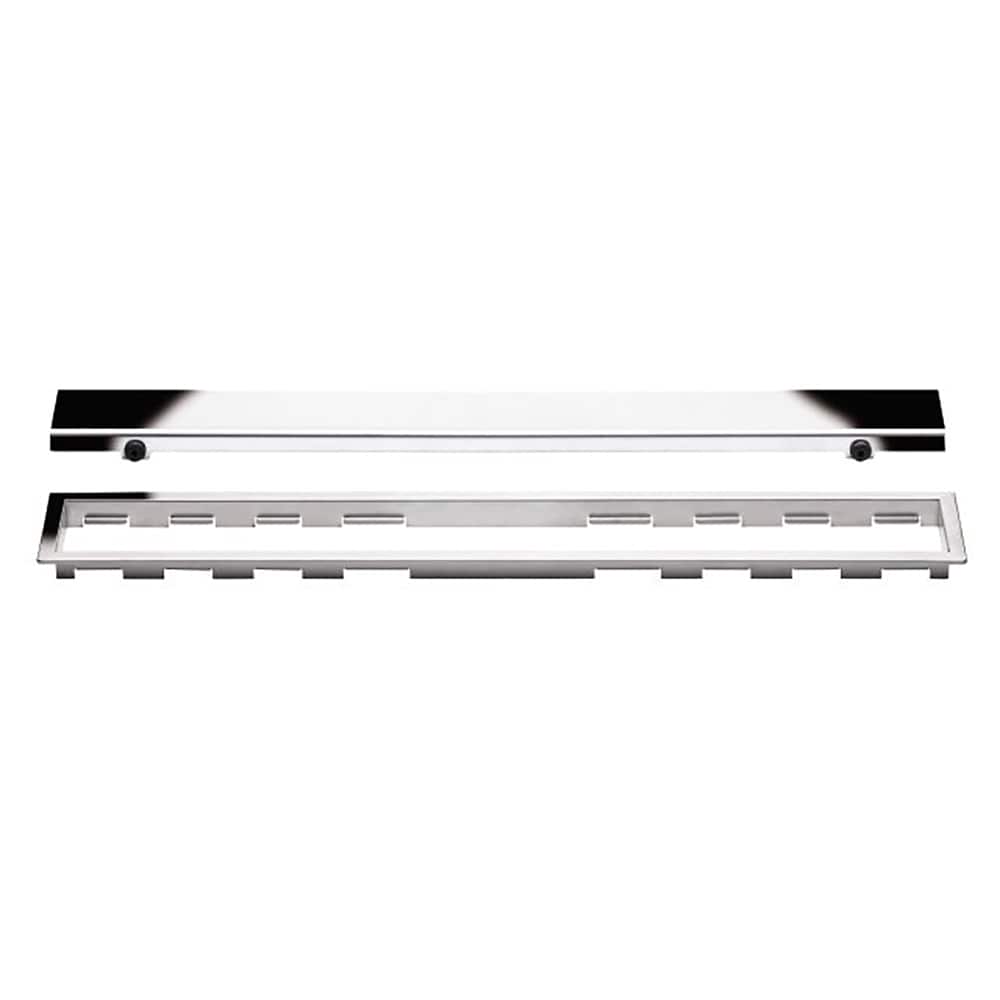 Schluter Systems KL1AR19EP70 Kerdi-Line Chrome Rectangle Grate
