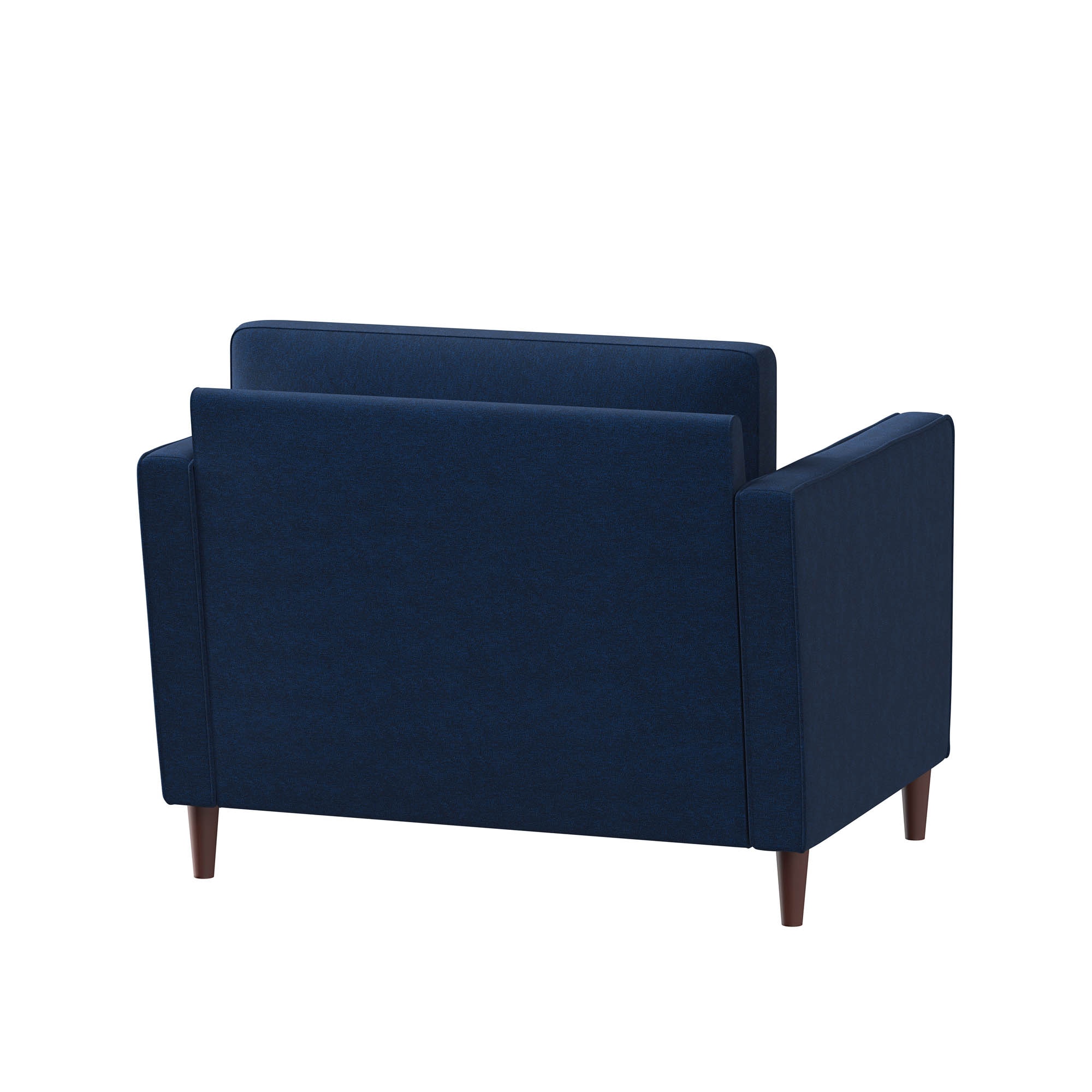 Lifestyle solutions lillith mid century online modern chair in navy blue