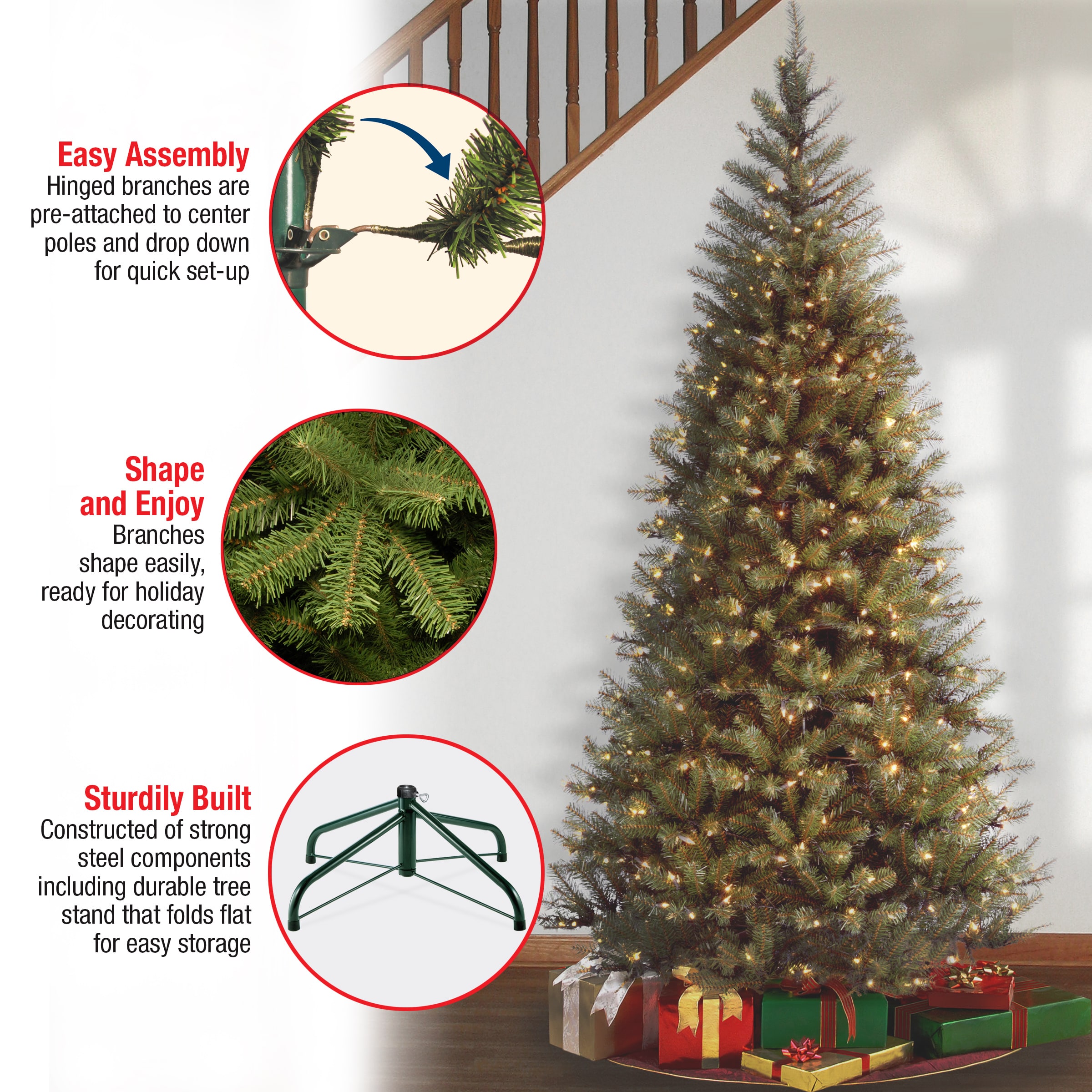 National Tree Company AP7-300-75 Artificial-Christmas-Trees - View #7