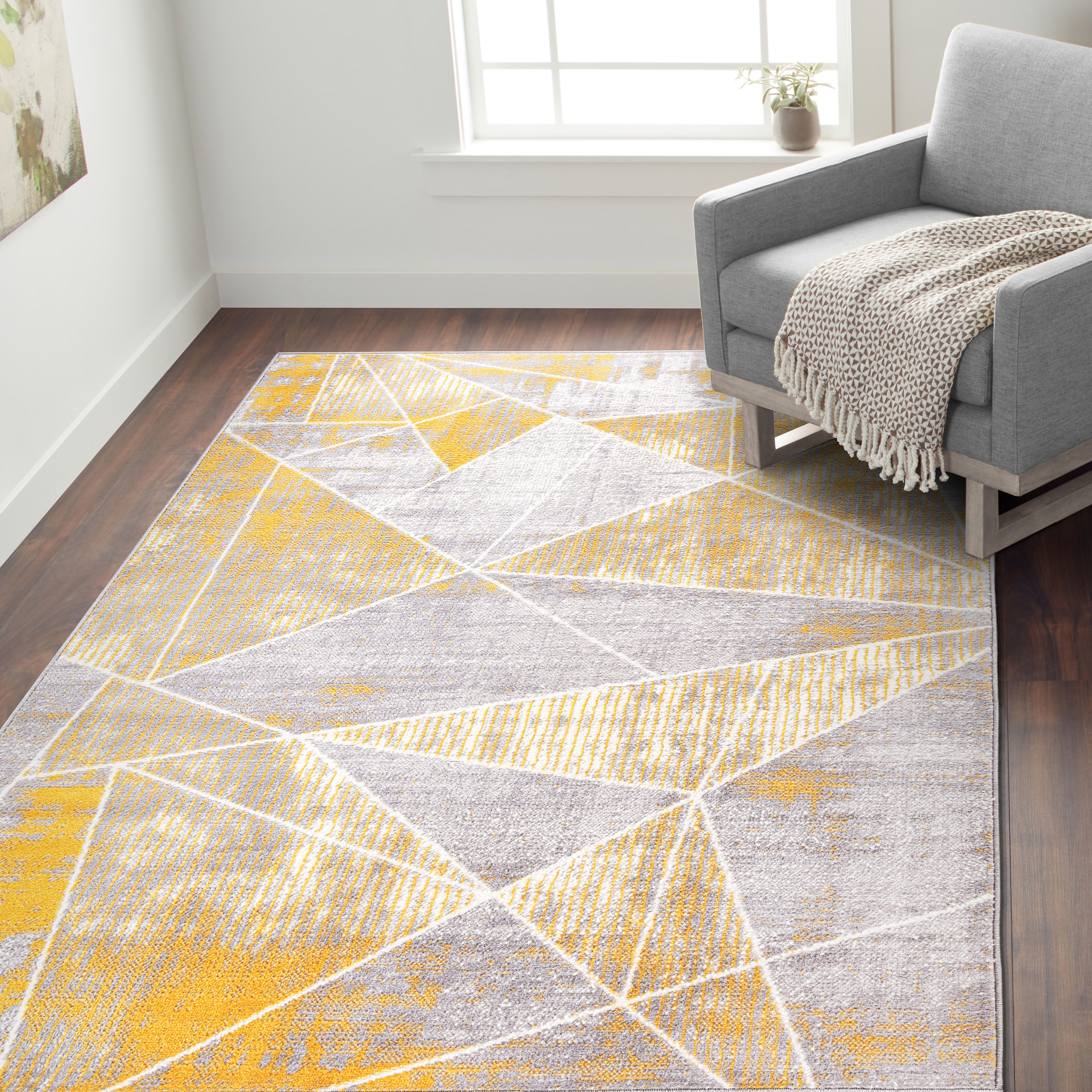 World Rug Gallery 2083YELLOW8X10 rugs - View #5