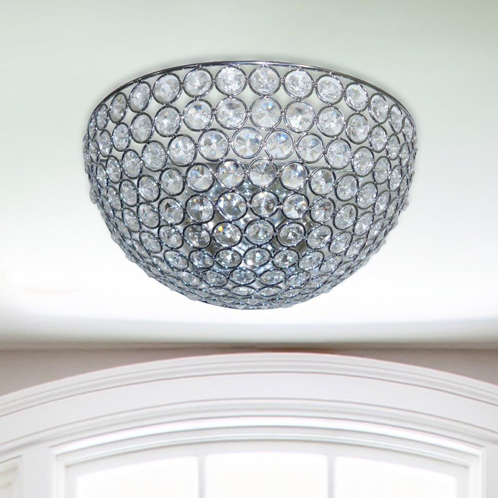 Style Selections WS144CH Ladura 5.5-in W 1-Light Chrome Glam Wall Sconce
