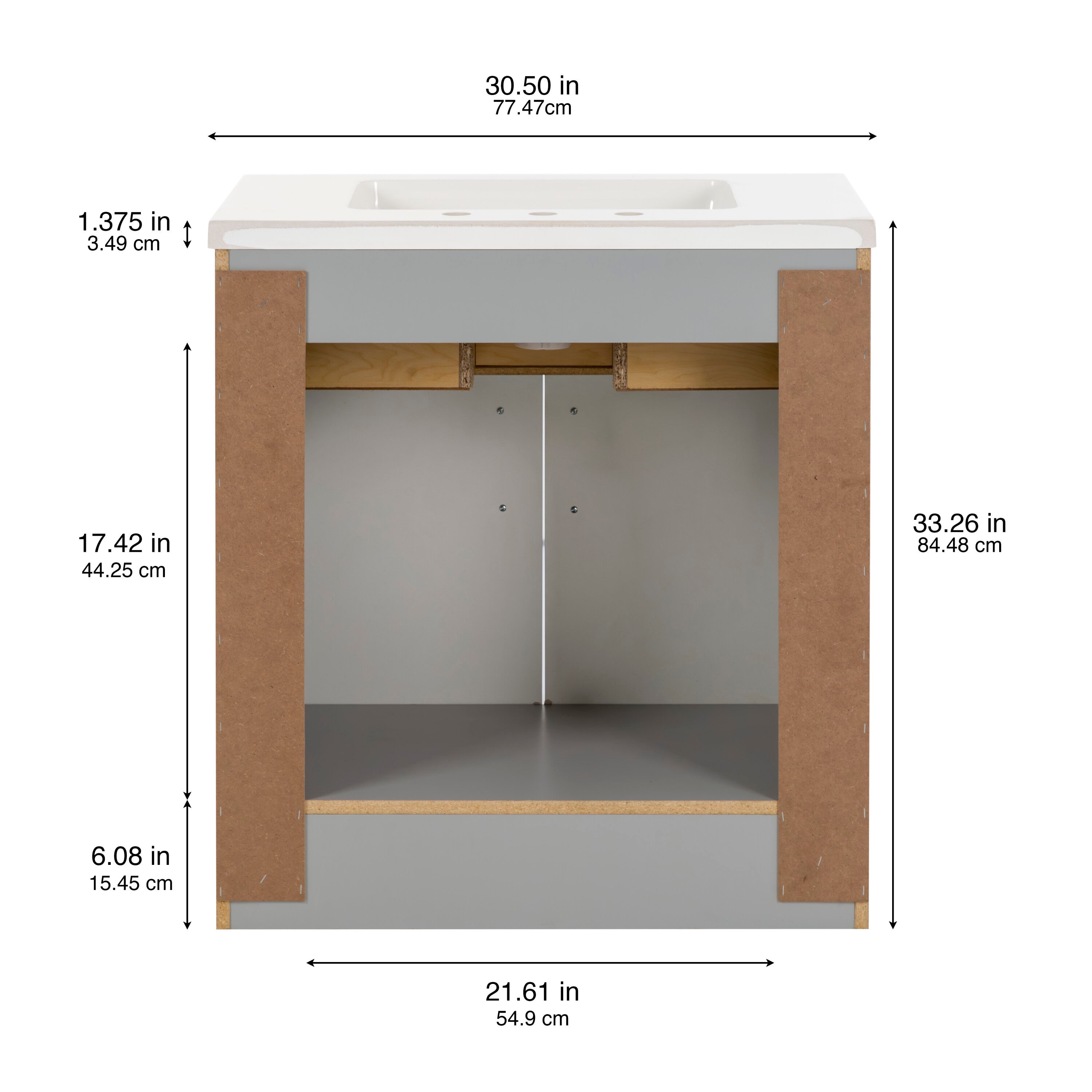 Style Selections LW24W30P2-CY Bath-Vanity-Combo - View #5