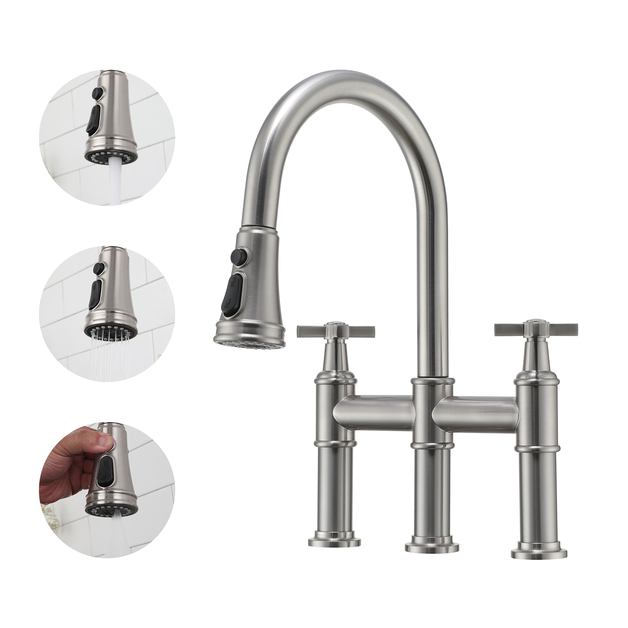 Mondawe OR-SP02CH-DG Kitchen-Faucets - View #2