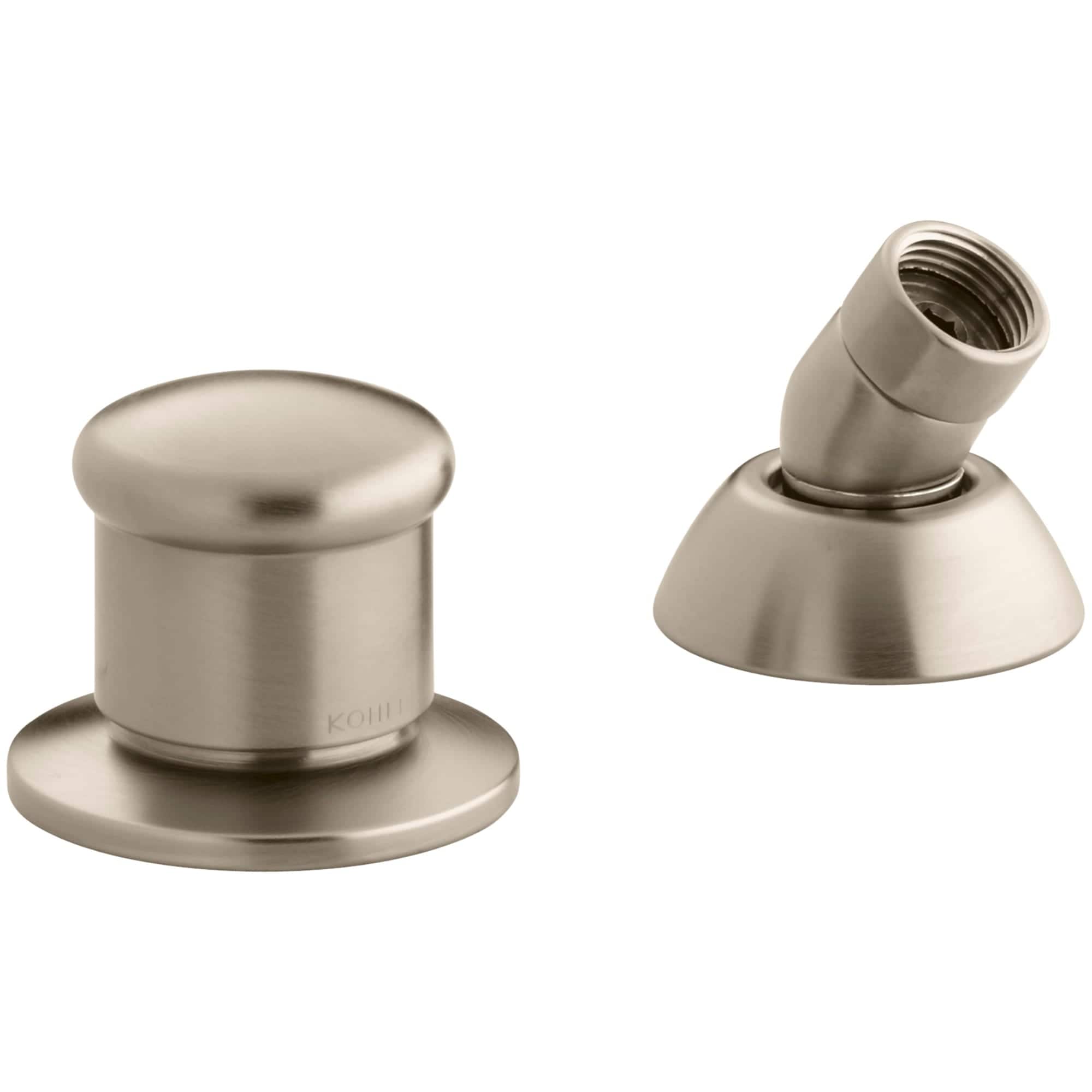 KOHLER 8549-BV Vibrant Brushed Bronze 2.5-in Universal Shower Shower holder with hose