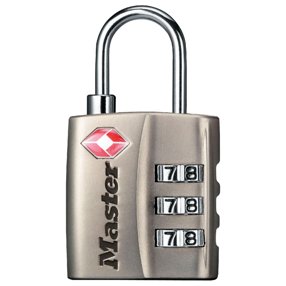 Master Lock Combination Padlock, 1-3/16-in Wide x 3/4-in Shackle