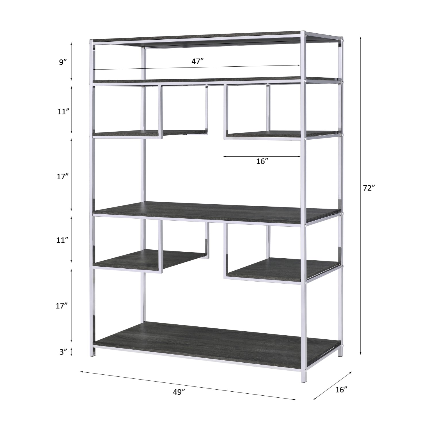 Wooakway FXLS0605-604A116 Free-Standing-Shelving - View #5