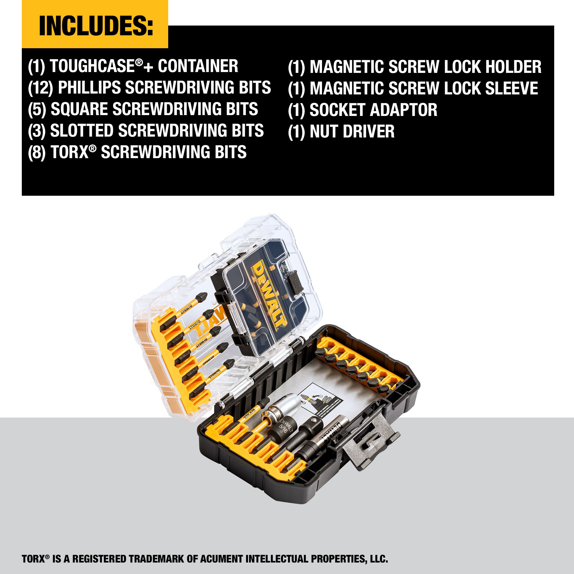 DEWALT DWANGFT32SET Impact-Screwdriving-Bits - View #3