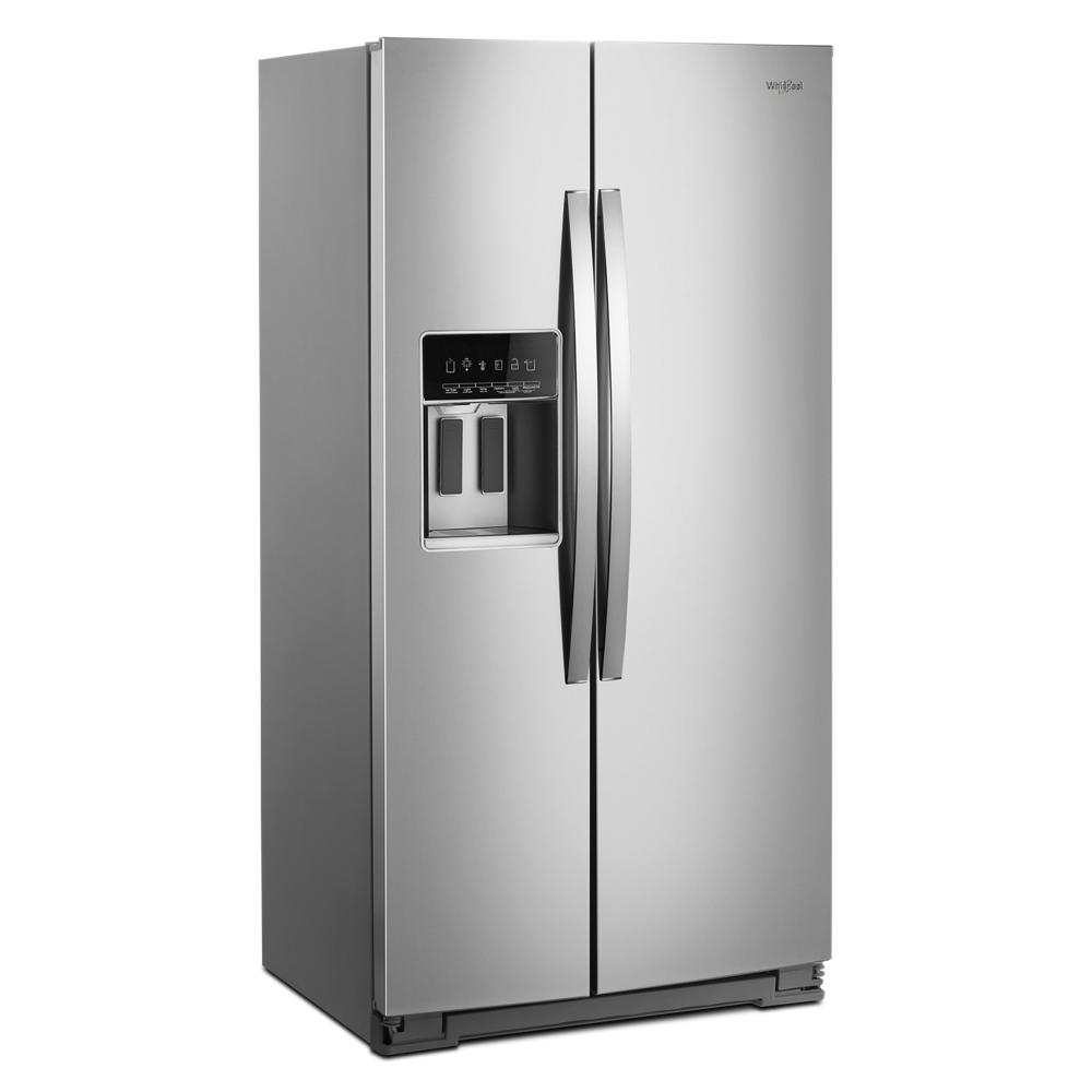 Whirlpool 19.8-cu ft Counter-depth Side-by-Side Refrigerator with Ice ...