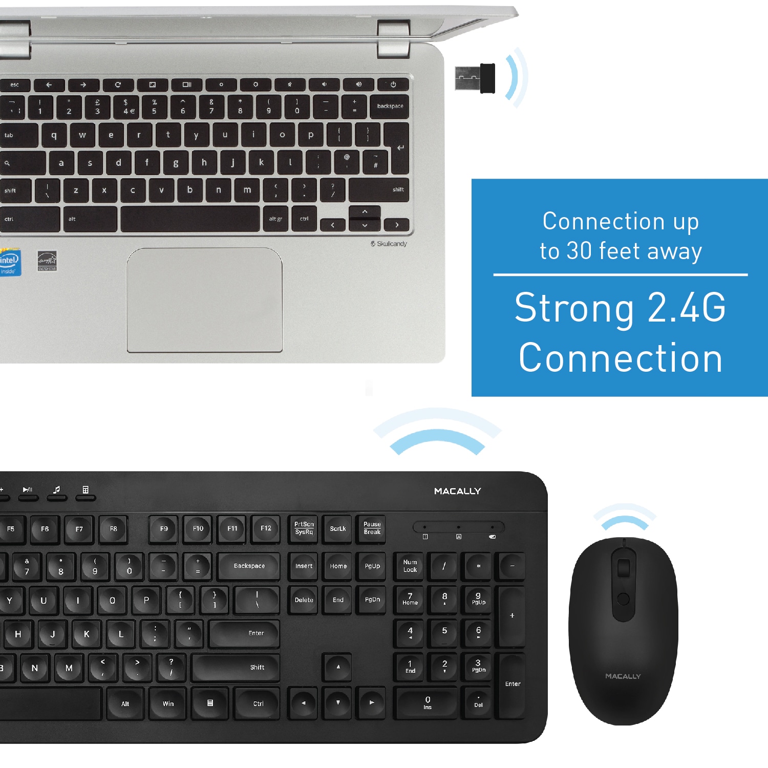 Macally RFDDKEYCOMBO Computers-Peripherals - View #6