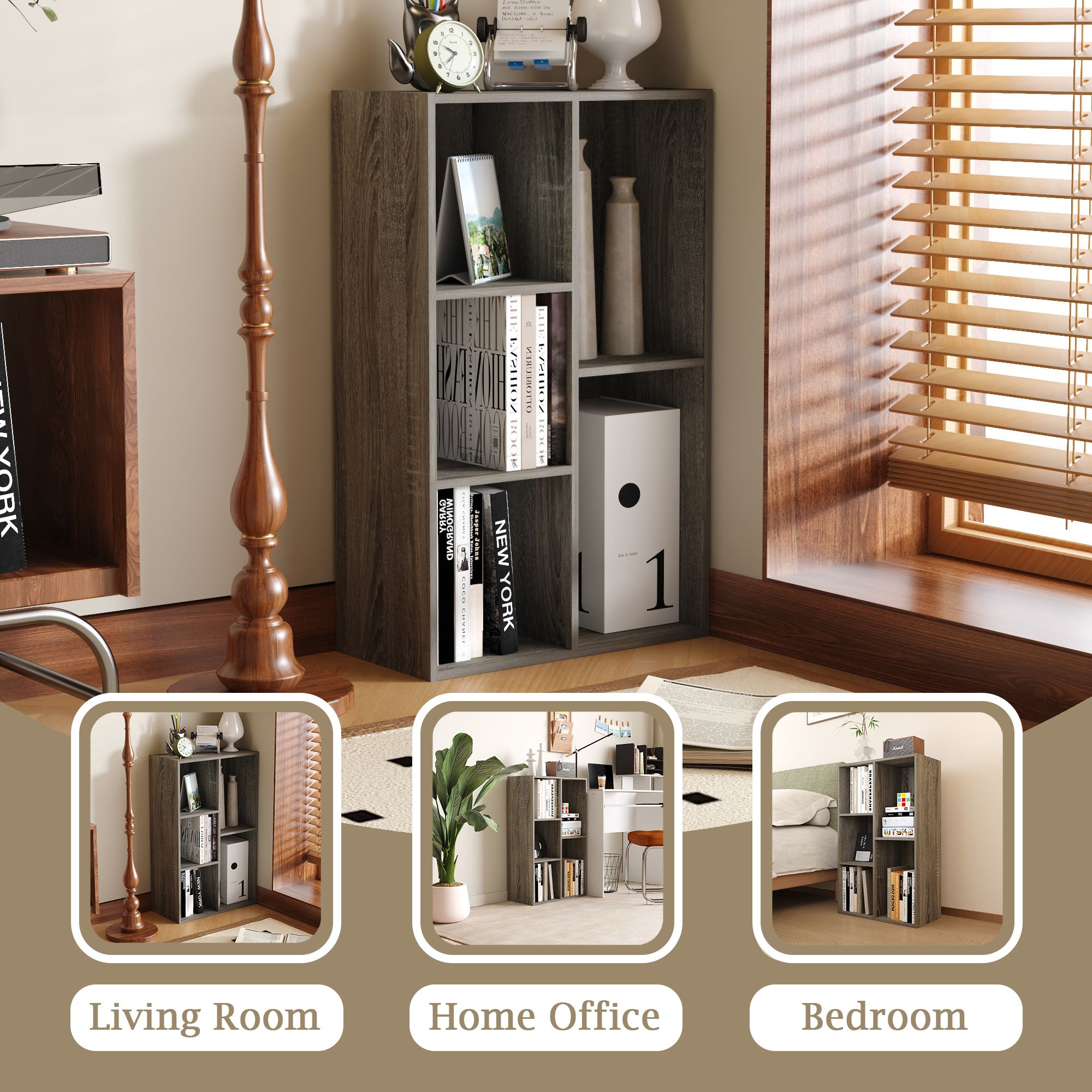 HomLux 11069GYW-A bookcases - View #6