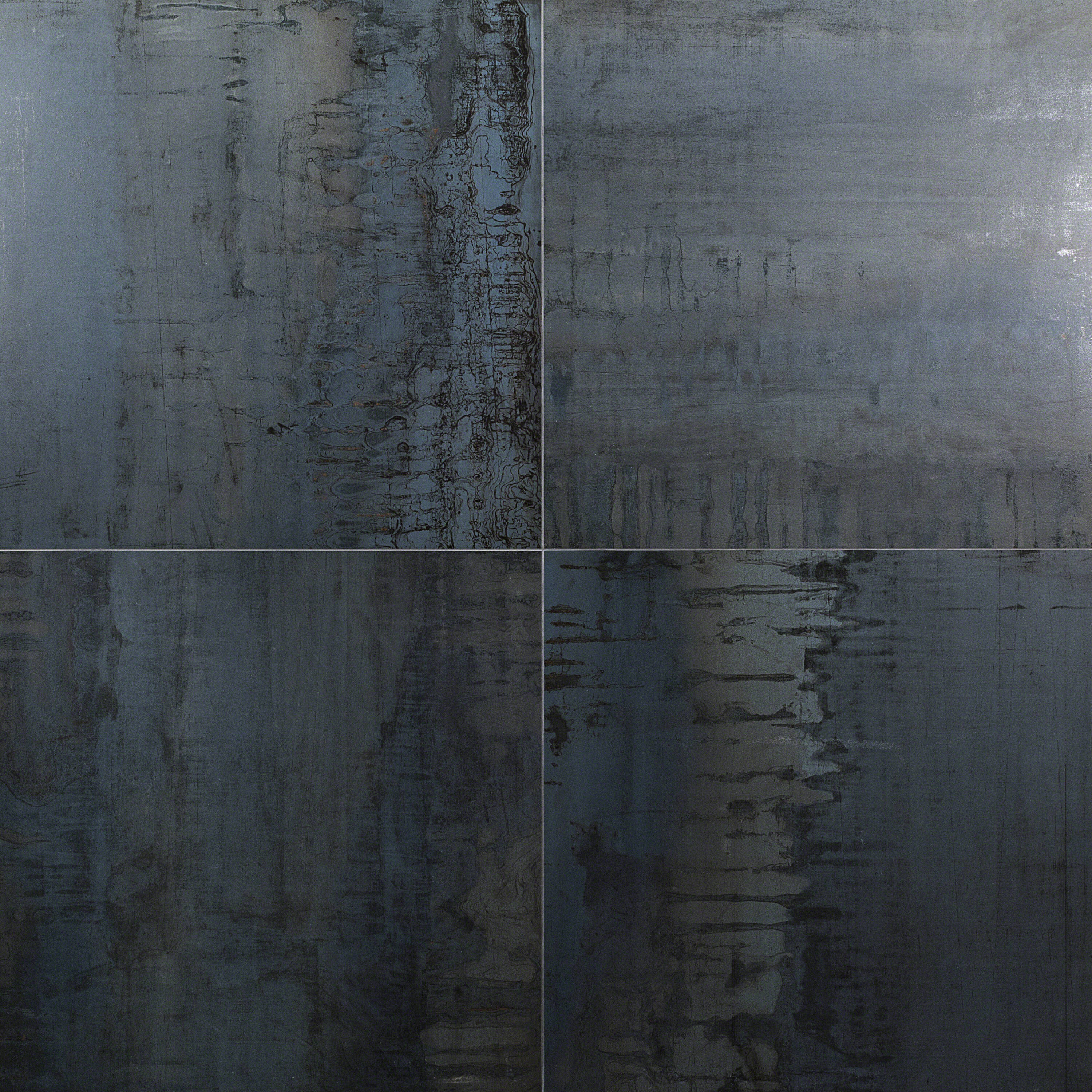 Artmore Tile EXT3RD100081 Angela Harris Aspire Oxide Blue 24-in x 24-in Matte Porcelain Large format Floor and Wall Tile ( 15.49-sq ft Carton )