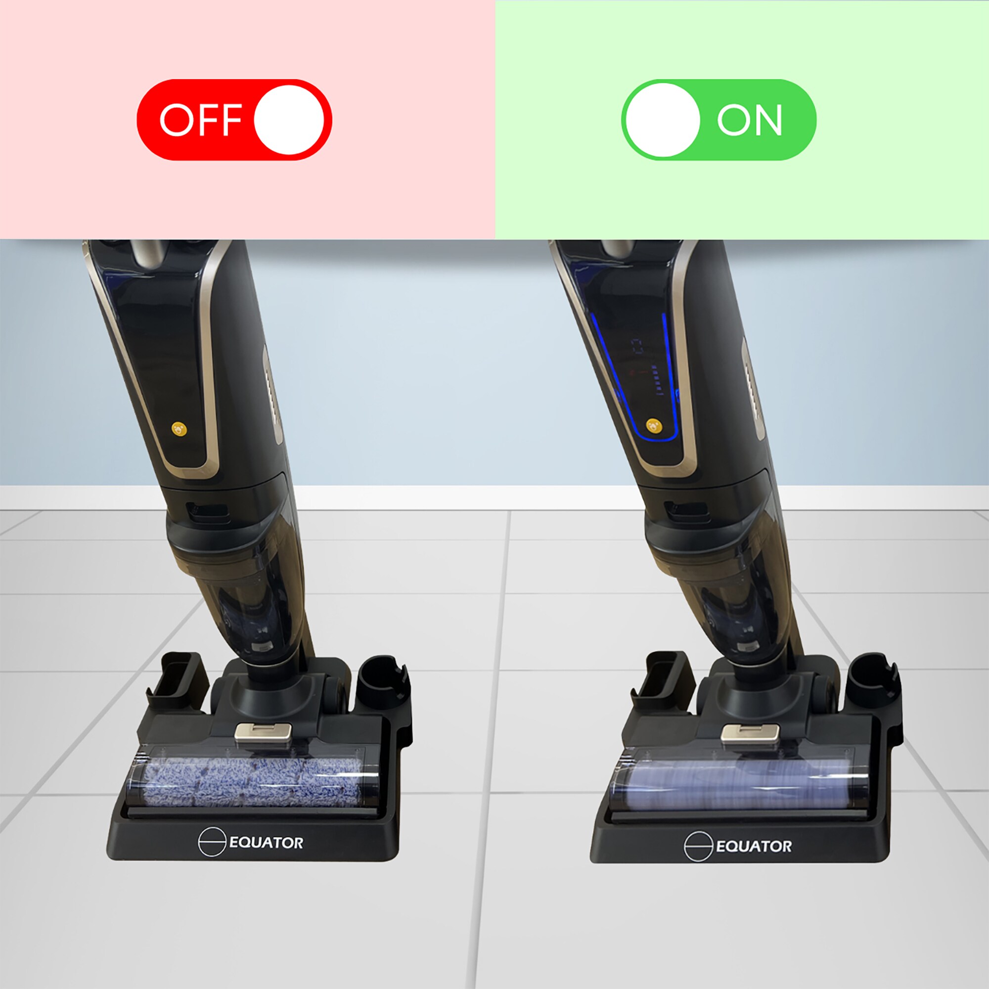 Equator Advanced Appliances Rechargeable Battery Carpet and Hard Surface Cordless  Floor Sweeper in the Floor Sweepers department at