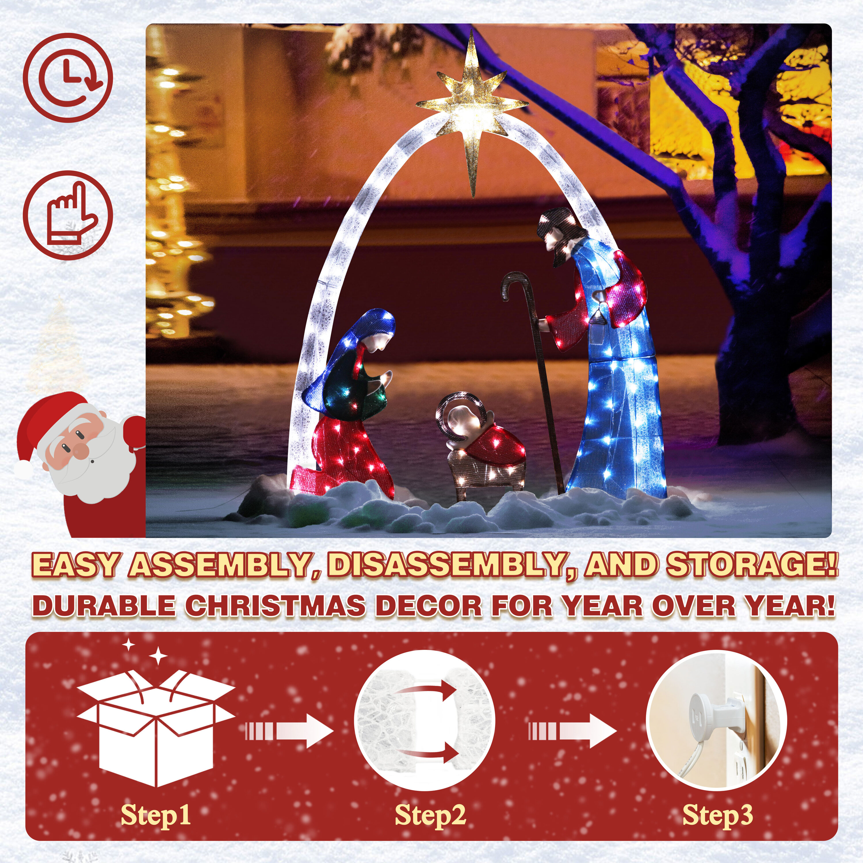 VEIKOUS PG0403-10-14 Outdoor-Christmas-Decor - View #8