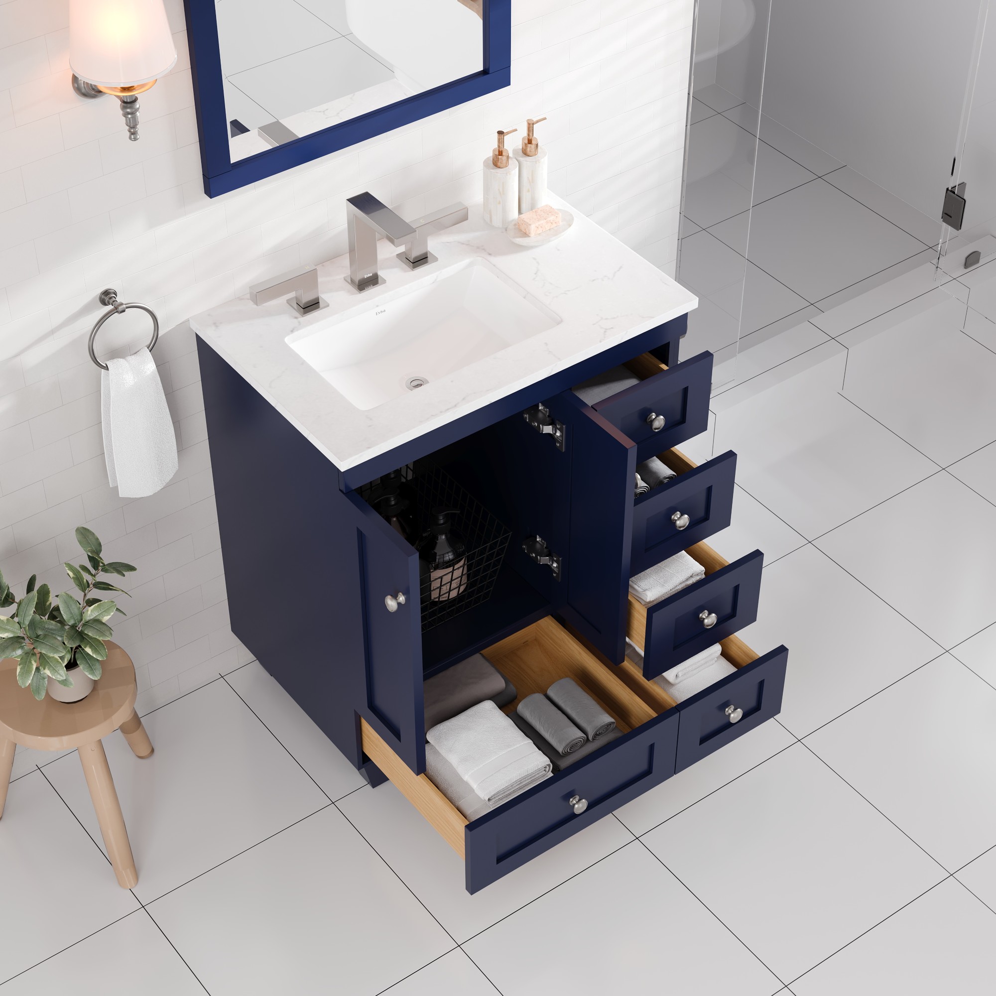 Eviva EVVN69-28BLU-Q Bath-Vanity-Combo - View #5