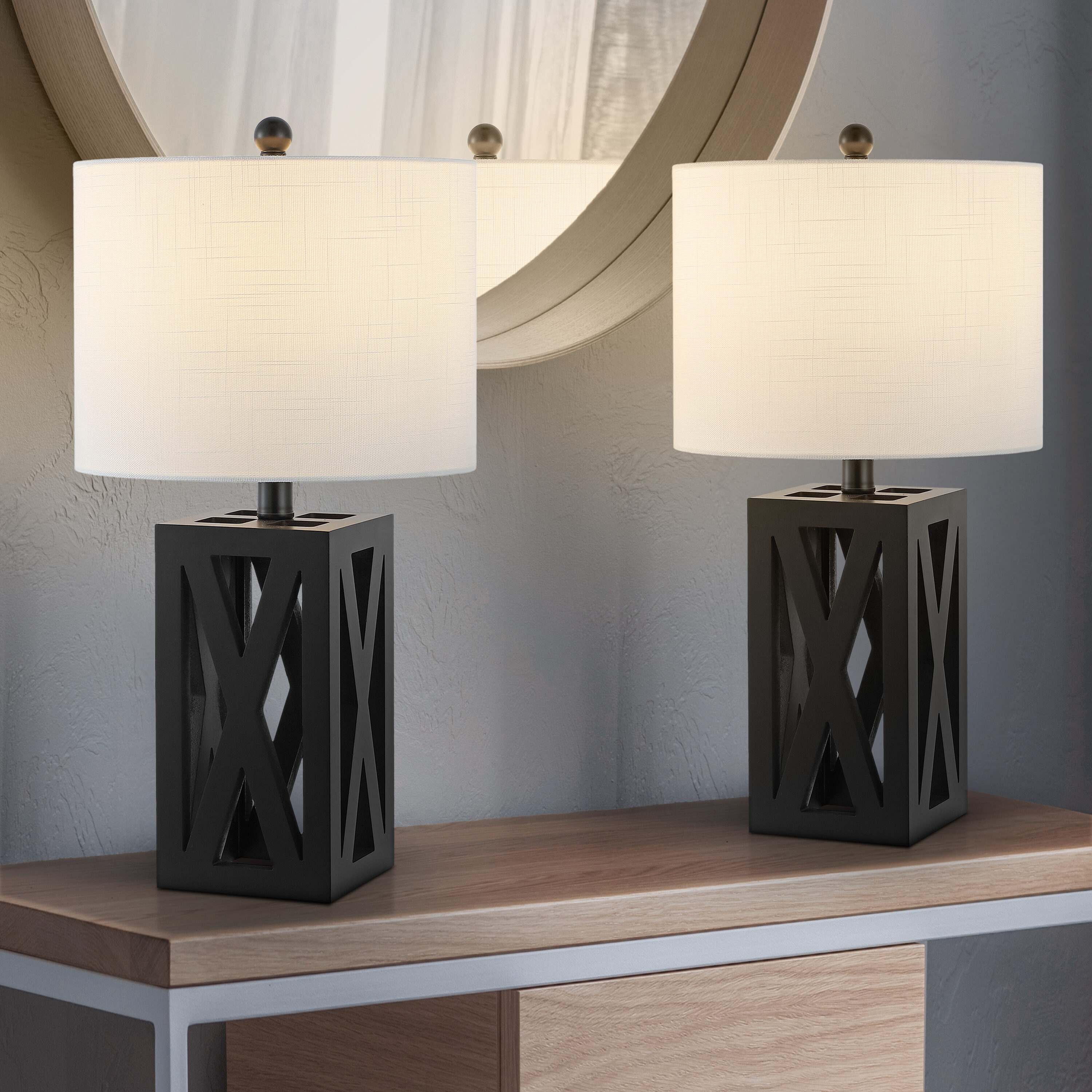 JONATHAN  Y JYL1062C-SET2 Table-Lamps - View #5