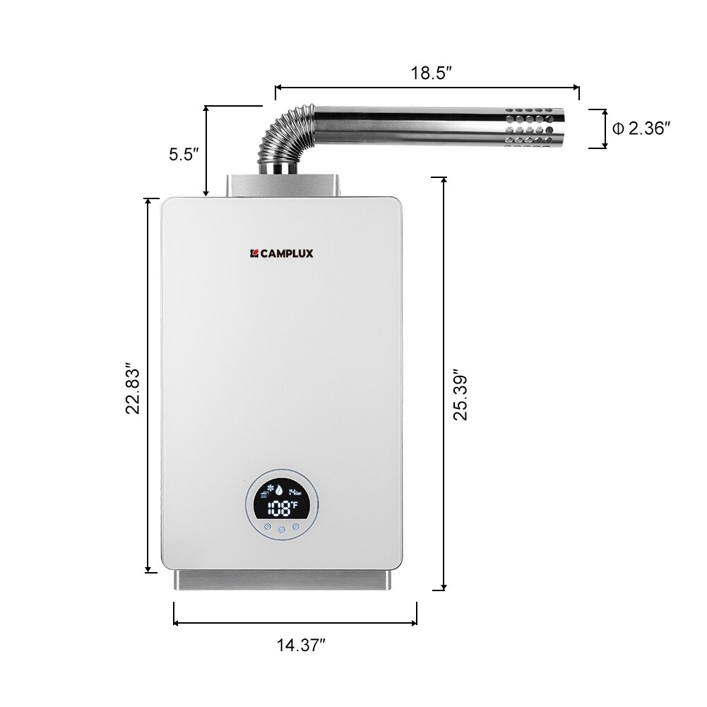 Camplux CA318W-LP Gas-Water-Heaters - View #2