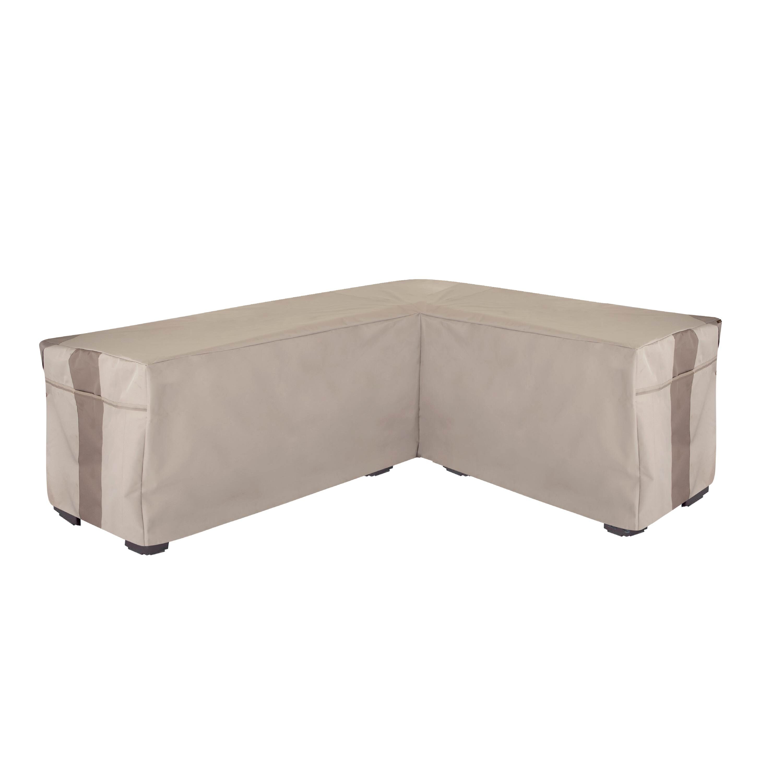 Modern Leisure 2971 Monterey Beige Polyester Patio Furniture Cover For Sectional furniture set