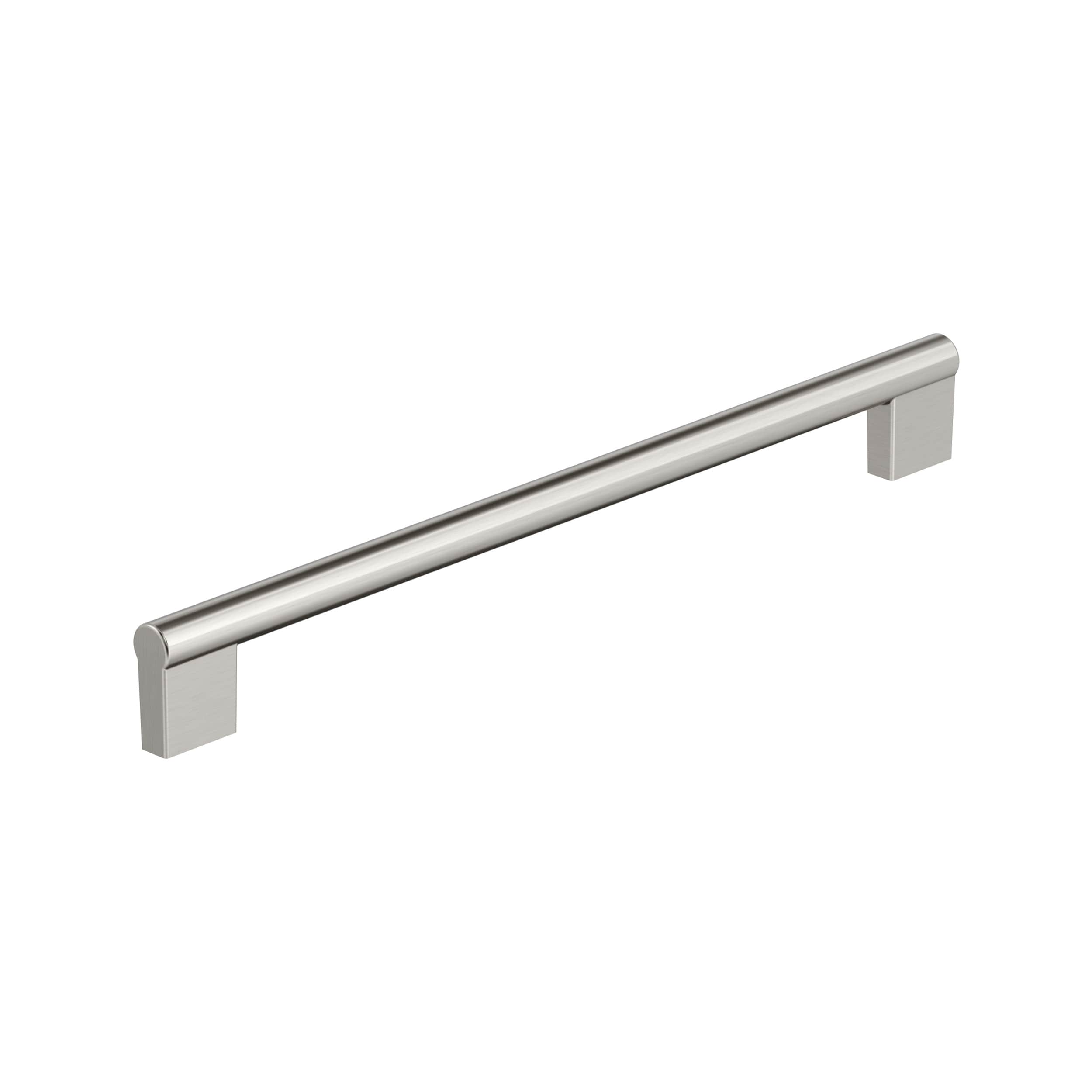 Amerock BP55532G10 Versa 10-1/16-in , 256mm Center to Center Satin Nickel Cylindrical Bar