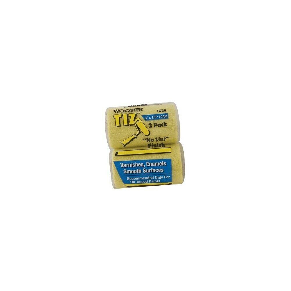 Wooster WLLCH5095  Brush 00R7300030 Roller Cover Tiz Foam Twin Pack- 3 in.