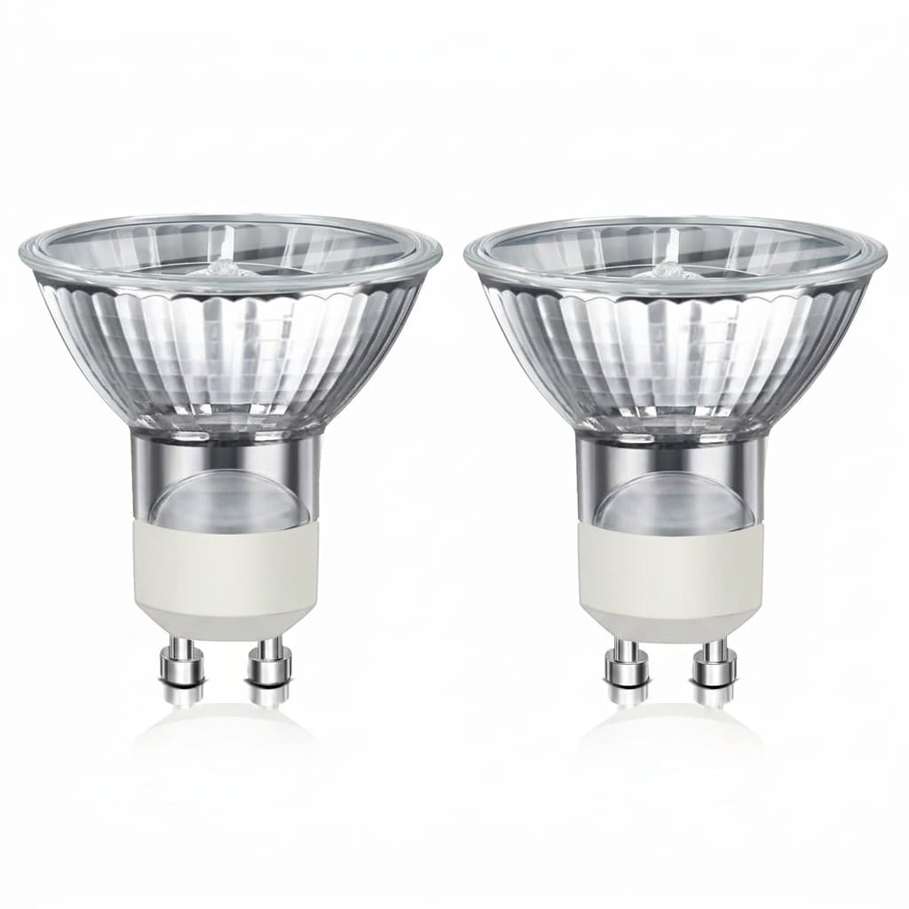 Etokfoks  35 Watt Equivalent 2700K Warm White MR16 GU10 Halogen Light Bulb Dimmable 2 Pack Set