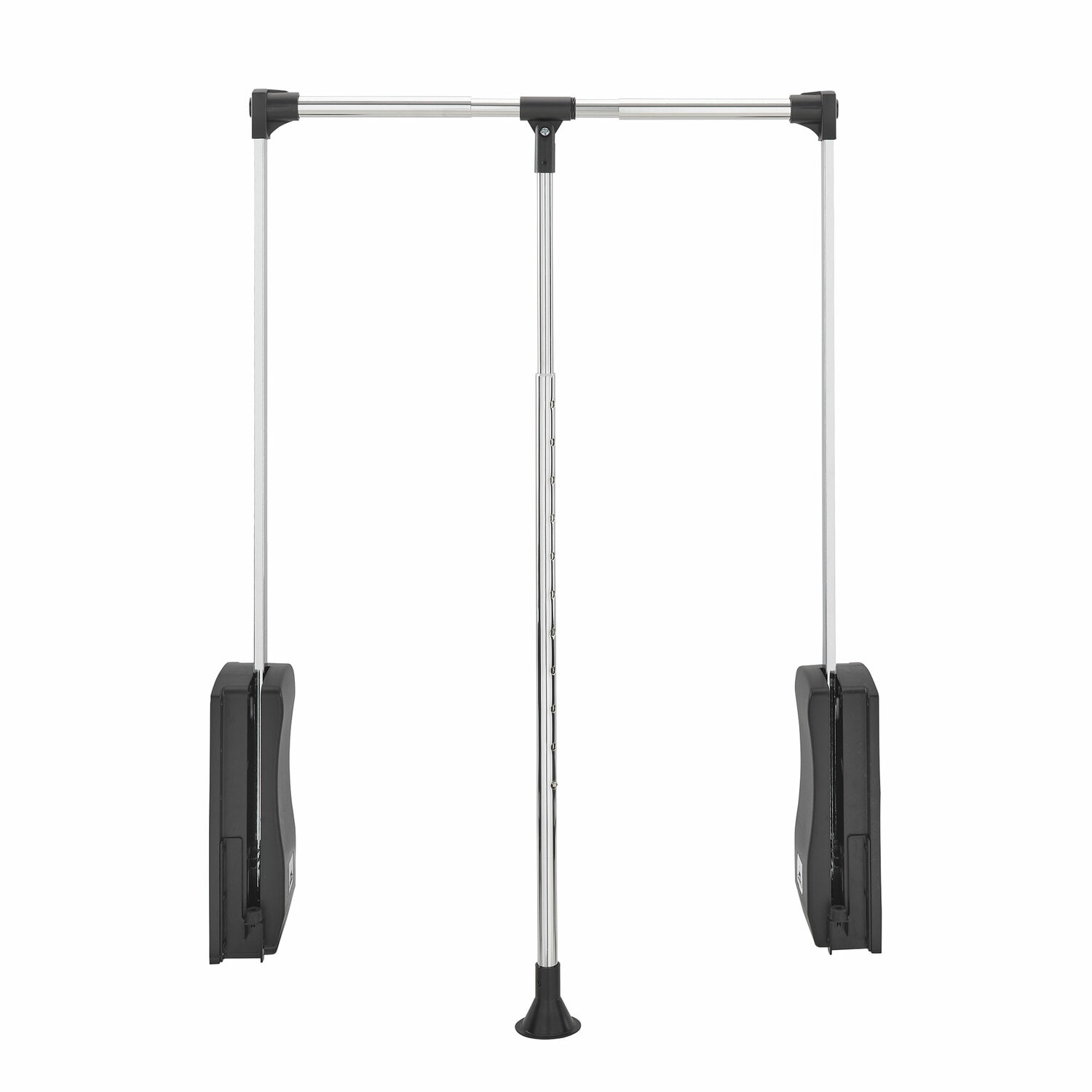 Rev-A-Shelf 252029 26-Inches L x 34.75-Inches H Extendable Polished chrome Metal Closet Rod with Hardware