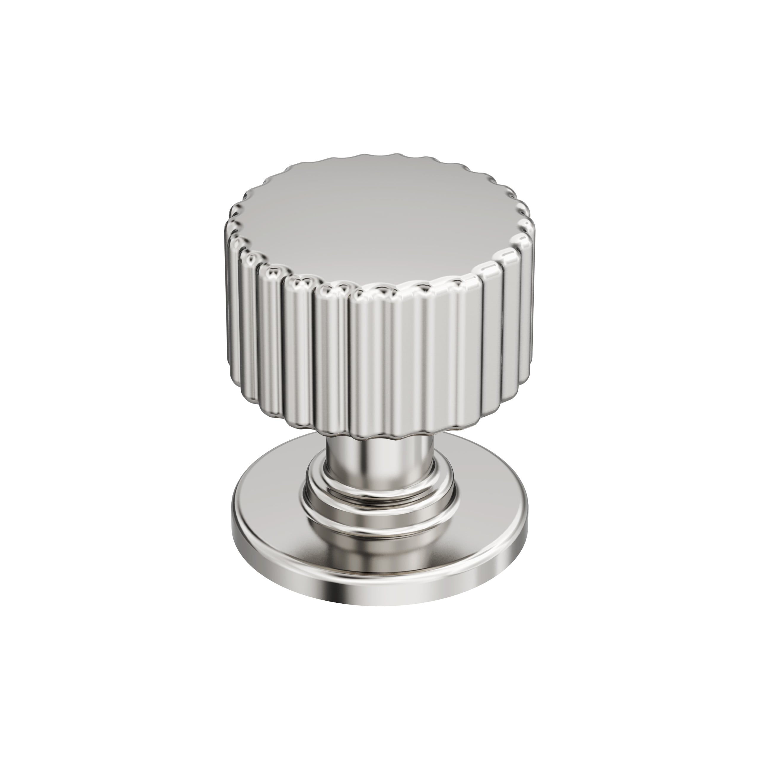 Amerock BP37652PN Ballard 1-1/8-in Polished Nickel Round Transitional Cabinet Knob