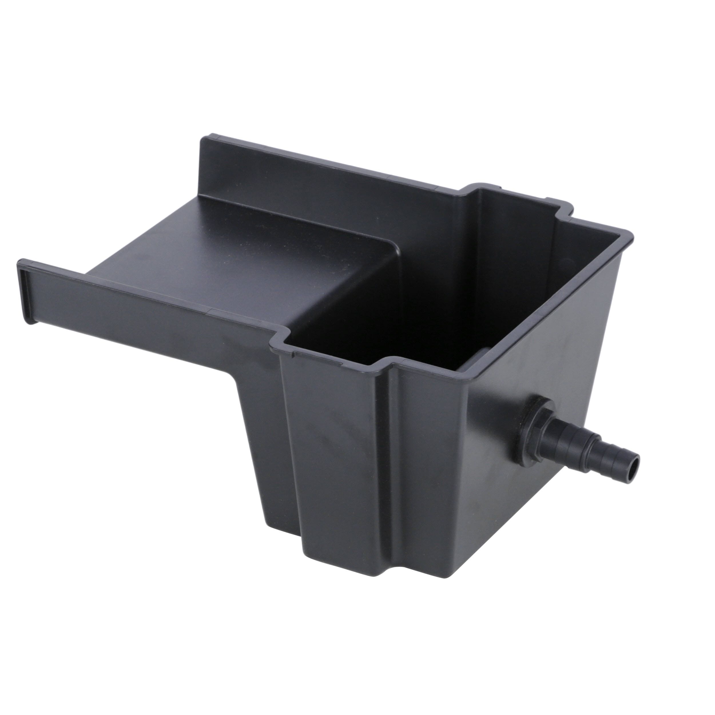 smartpond Black Pond Waterfall Box 8-in Spillway UV Resistant Durable Plastic 