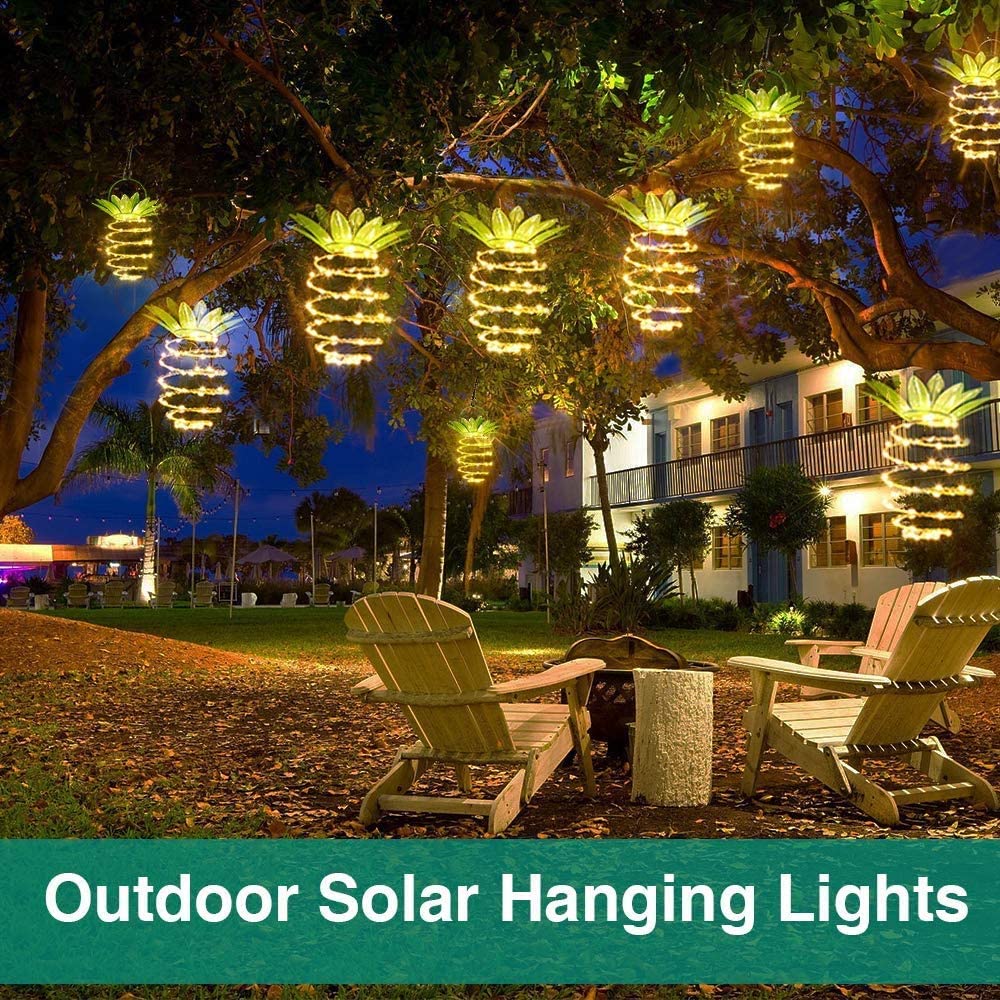 Solar Water Faucet Planter String Lights Yard Lawn Home Decor Landscape Lamp 