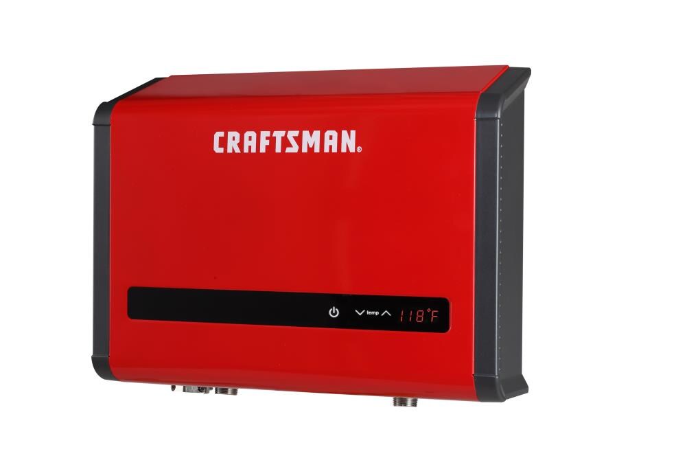 CRAFTSMAN 240-Volt 24-kW 4.8-GPM Tankless Electric Water Heater in the ...