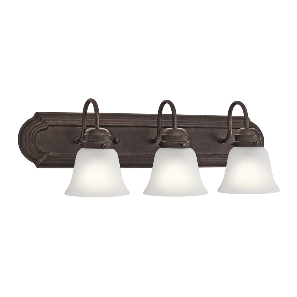 Kichler 5337TZS 24-in 3 -Light Bronze Traditional Vanity light