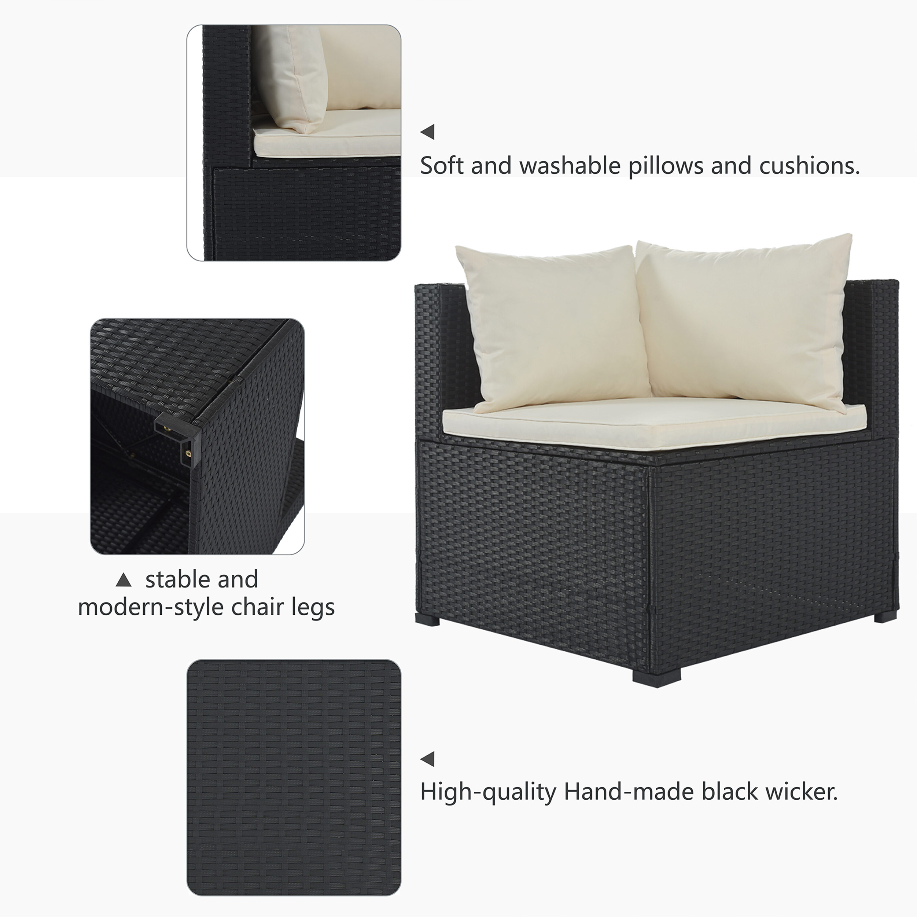 Afoxsos LSSA11OT028 Patio-Conversation-Sets - View #4