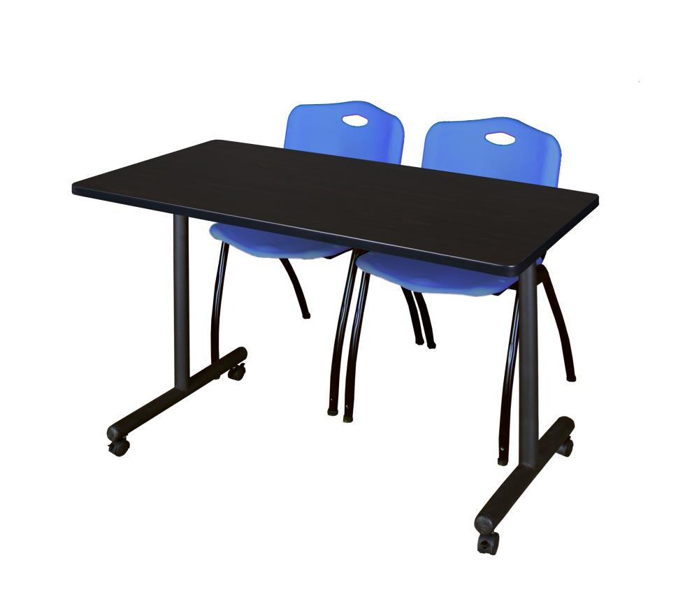 Regency MKTRCC4824MW47BE Training Brown 4-Person Training Table (48-in W x 29-in H)