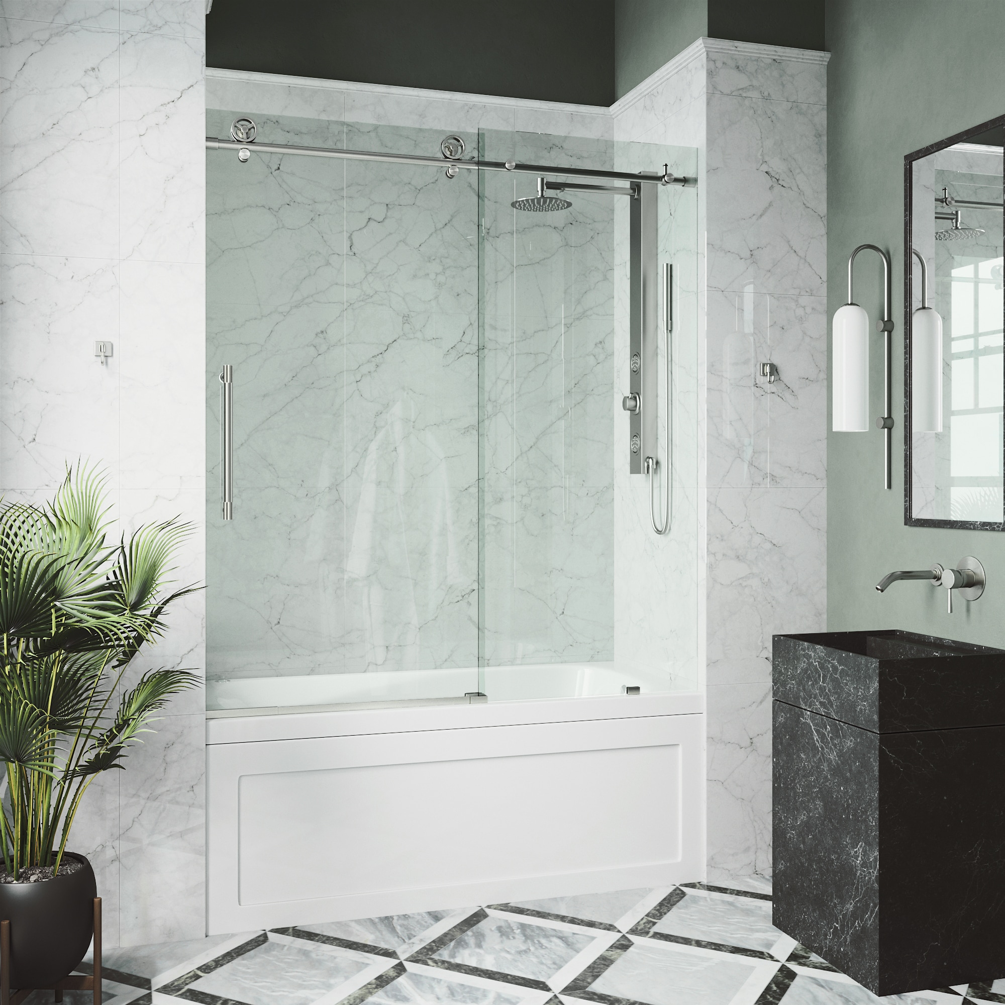 VIGO VG6044STCL6066 Bathtub-Doors - View #4