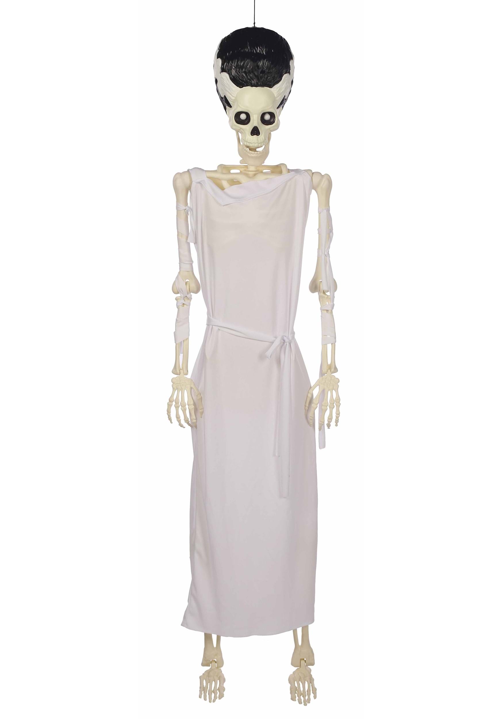 HalloweenCostumes.com SNW84441-ST FUN Costumes 5.4FT Black Light Responsive Skeleton Monster Decoration Skeleton Decorations Standard