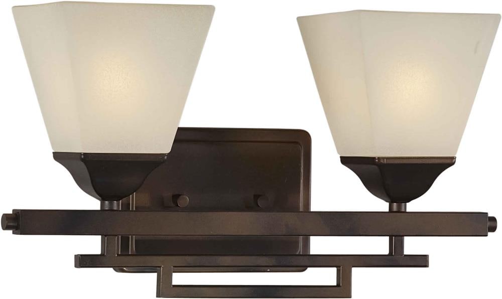  LW50840232 Shandy 16.5-in 2-Light Antique Bronze Transitional Vanity Light