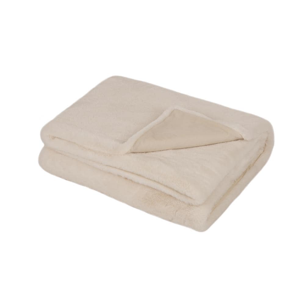 Glitzhome 1126202851 Milk Color Throw