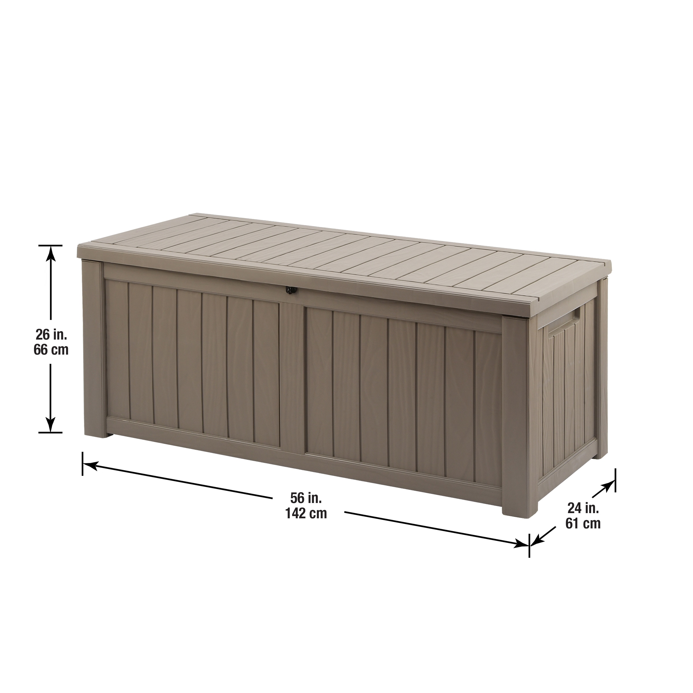 vloeiend Zachte voeten hardop National Outdoor Living Gray Resin Outdoor Storage Shed (Common: 26.75-in x  56.3-in; Interior Dimensions: 23-in x 52.7-in) in the Small Outdoor Storage  department at Lowes.com